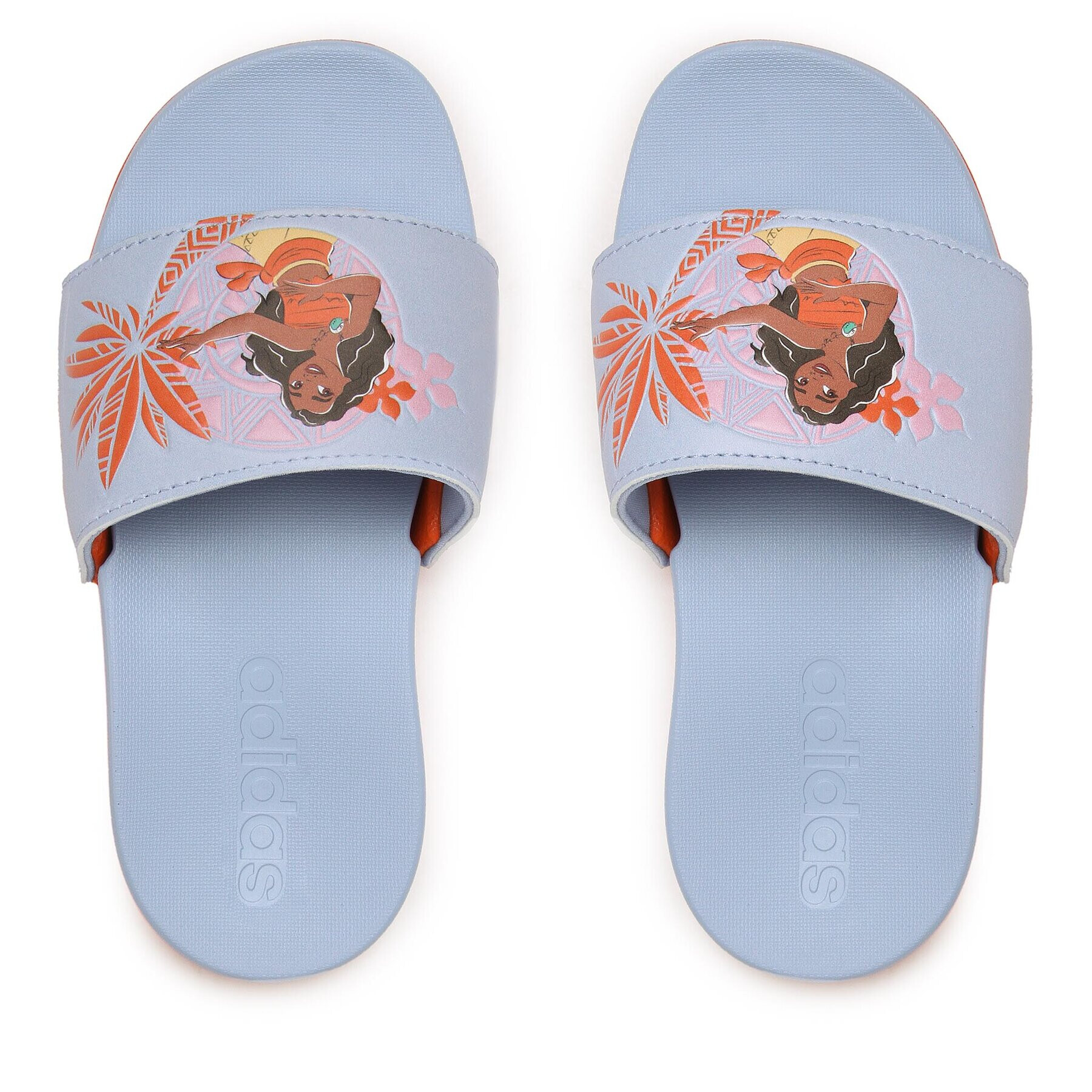 adidas Чехли adilette Comfort Moana K HP7757 Син - Pepit.bg