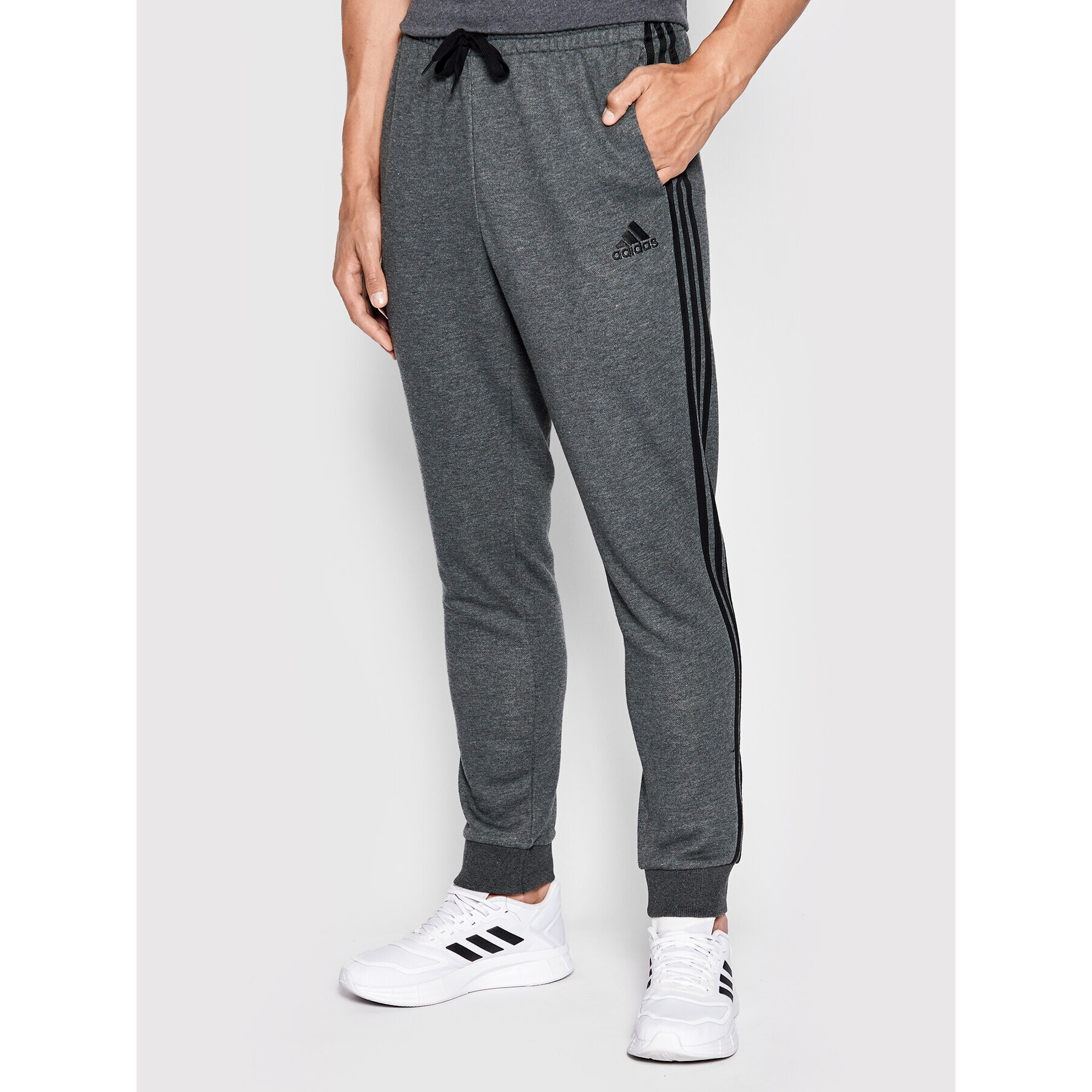 adidas Performance Долнище анцуг Essentials French Terry H12256 Сив Regular Fit - Pepit.bg