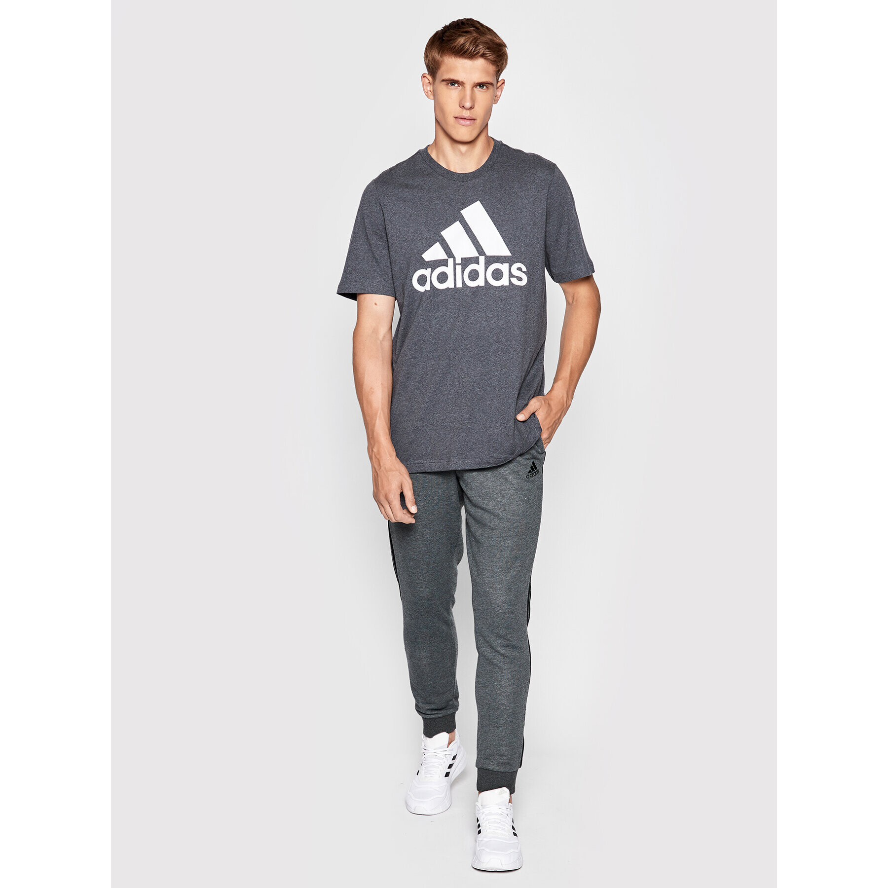 adidas Performance Долнище анцуг Essentials French Terry H12256 Сив Regular Fit - Pepit.bg