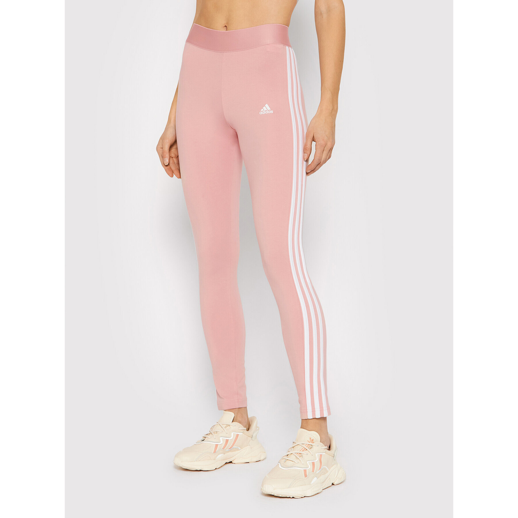 adidas Performance Клин Loungewear Essentials 3-Stripes HD1828 Розов Tight Fit - Pepit.bg