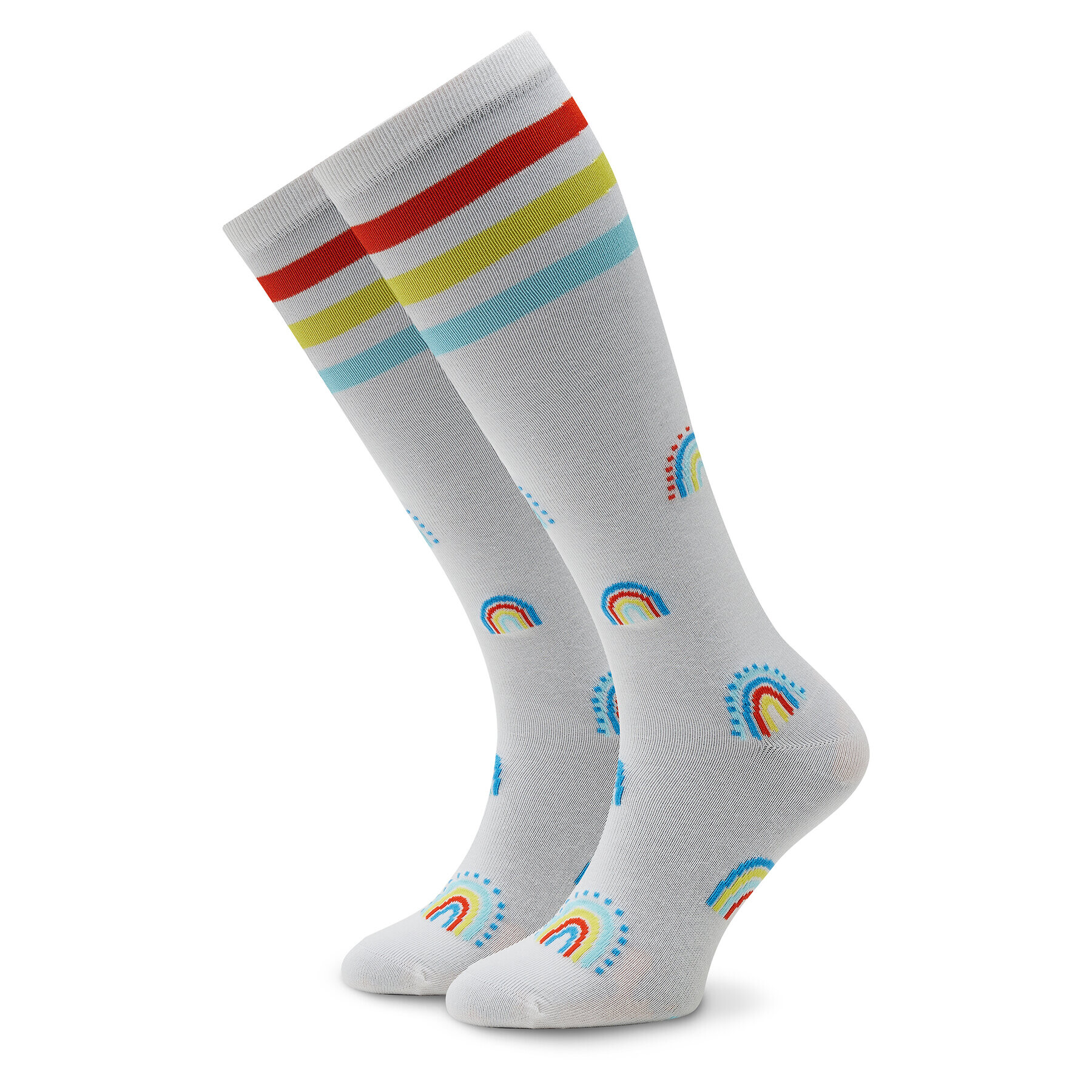 adidas Комплект 2 чифта дълги чорапи мъжки Rainbow HN5735 Цветен - Pepit.bg