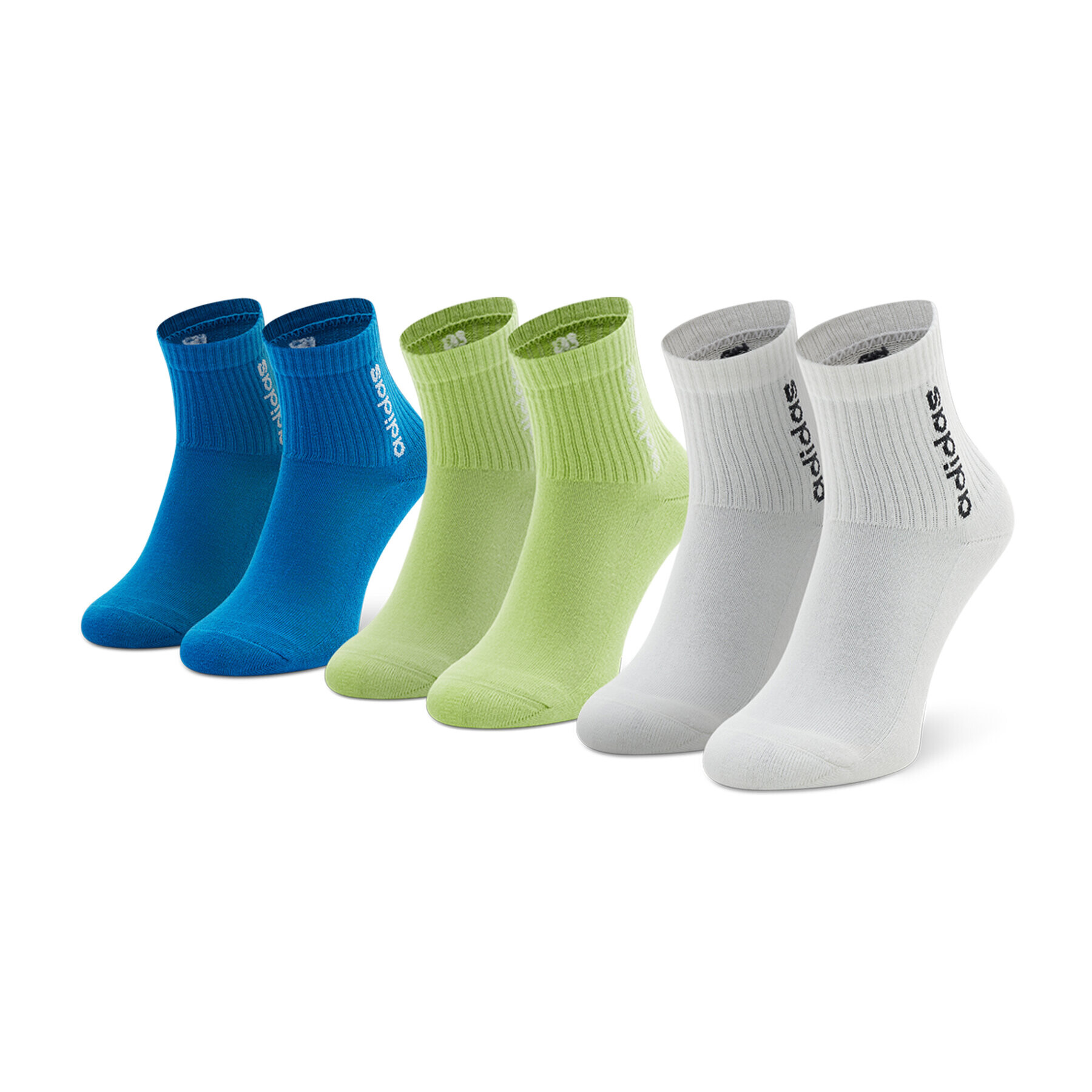 adidas Performance Комплект 3 чифта дълги чорапи мъжки HC Quarter HD2215 Цветен - Pepit.bg
