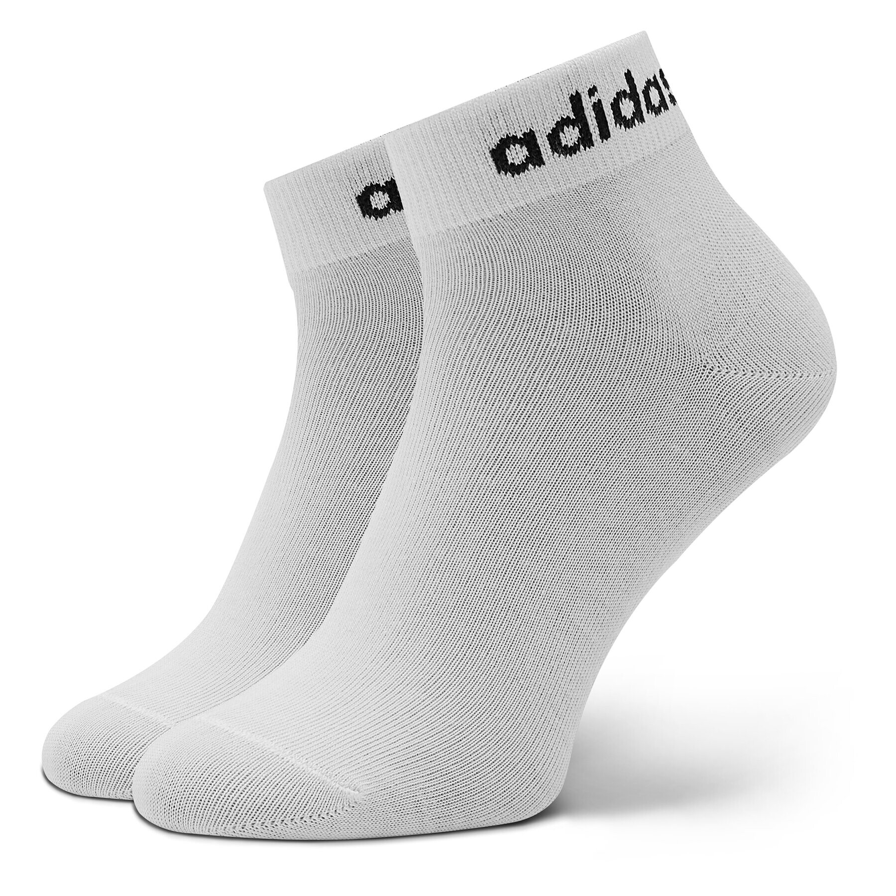 adidas Комплект 3 чифта дълги чорапи мъжки HT3451 Бял - Pepit.bg