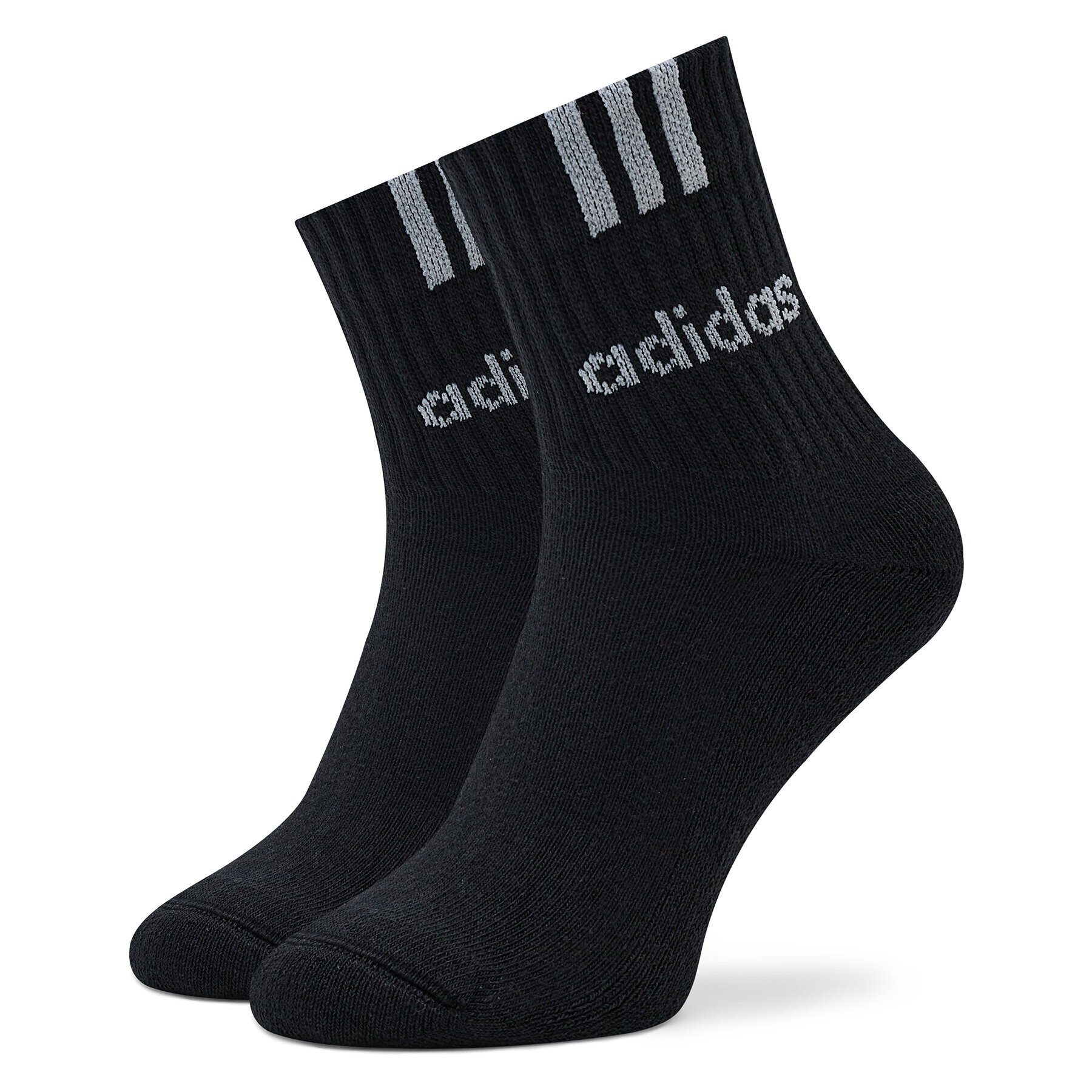 adidas Комплект 3 чифта дълги чорапи мъжки IC1294 Черен - Pepit.bg
