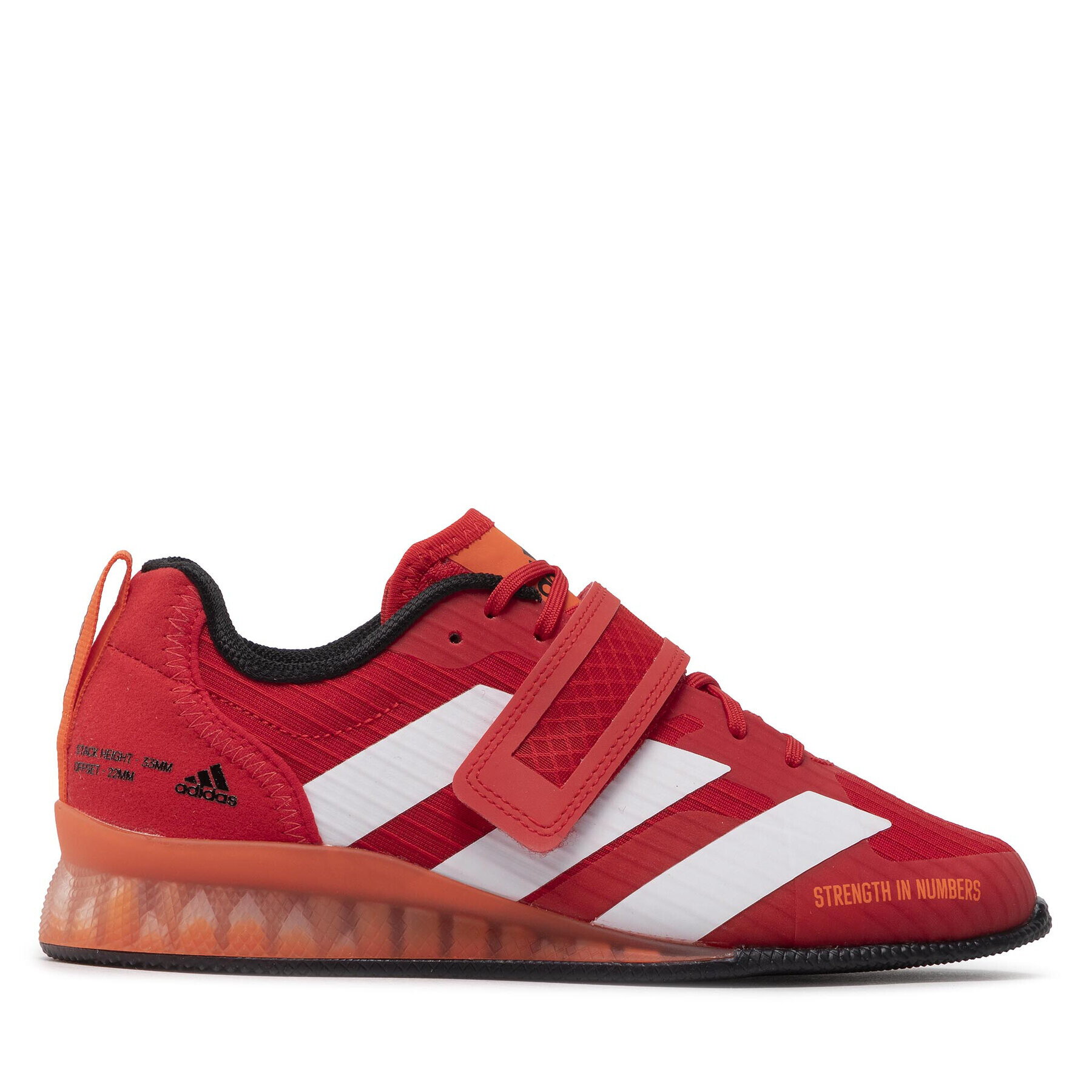 adidas Обувки adipower Weightlifting III GY8924 Червен - Pepit.bg