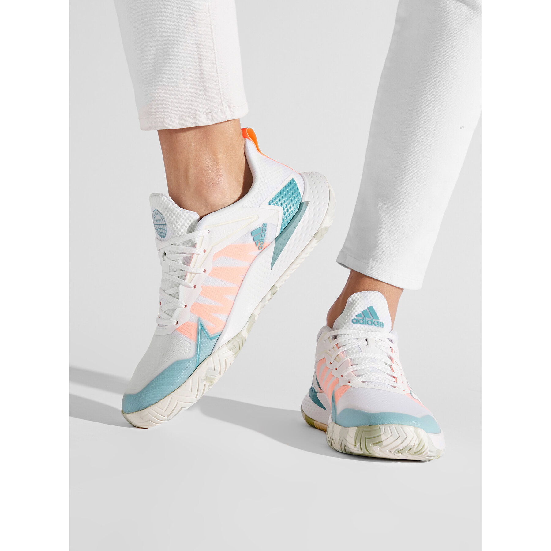 adidas Обувки Defiant Speed W GV9528 Бял - Pepit.bg