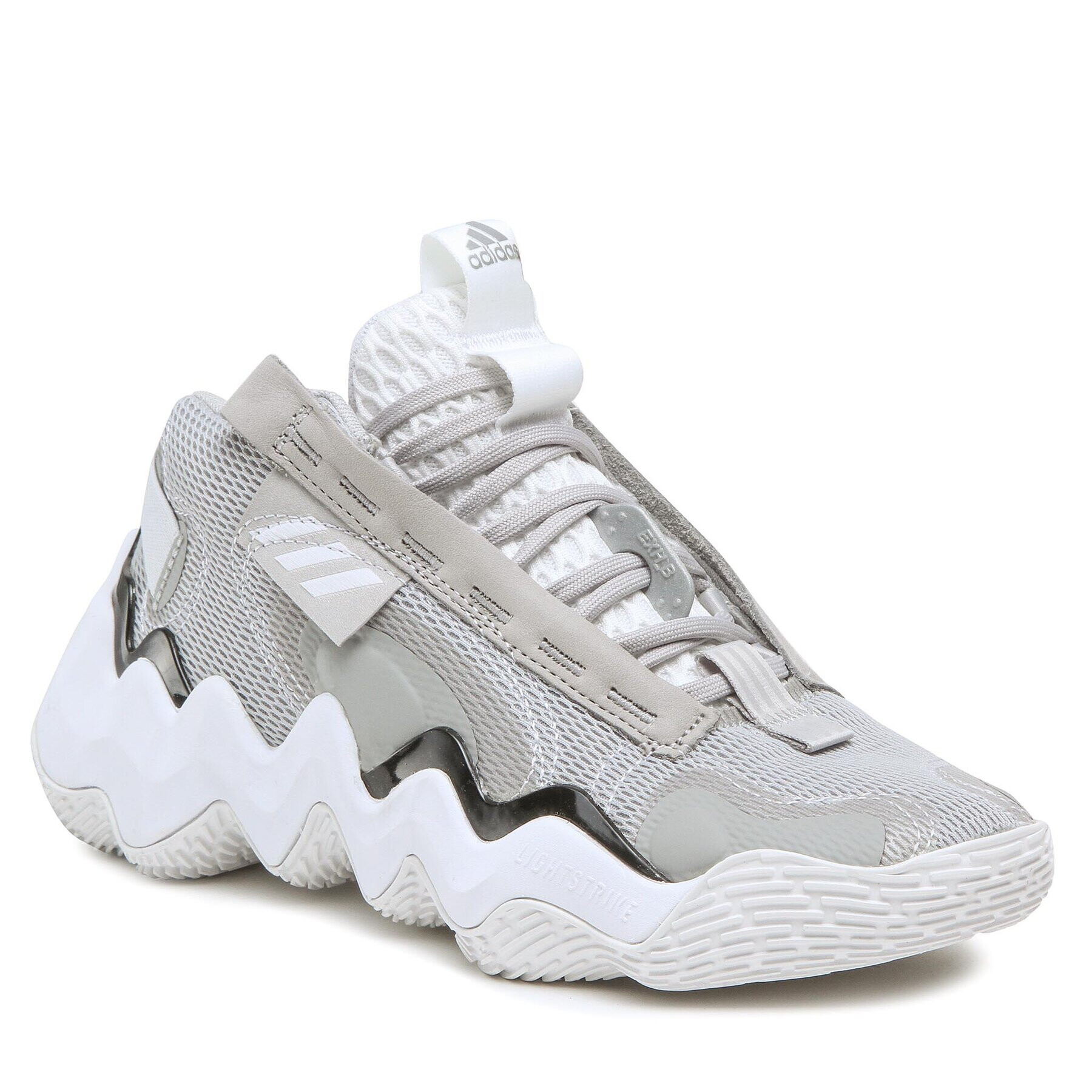 adidas Обувки Exhibit B Wmns Mid GY8983 Сив - Pepit.bg