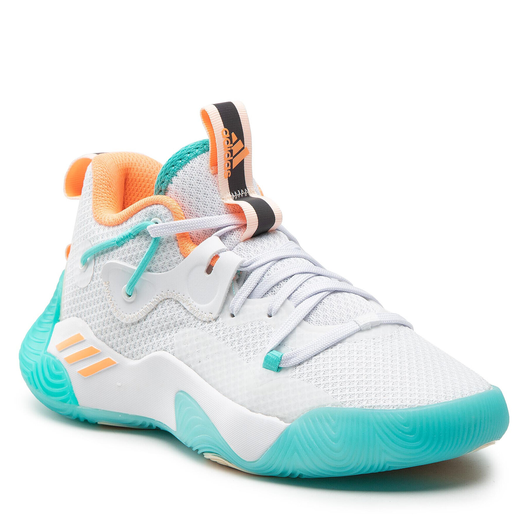 adidas Обувки Harden Stepback 3 J GW6575 Бял - Pepit.bg