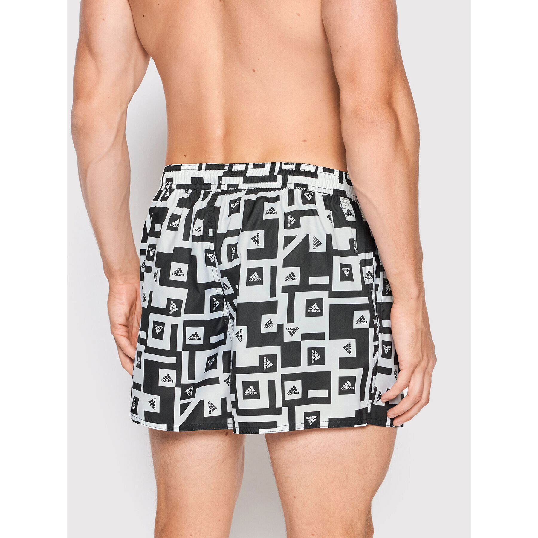 adidas Performance Плувни шорти Graphic HA3312 Черен Regular Fit - Pepit.bg