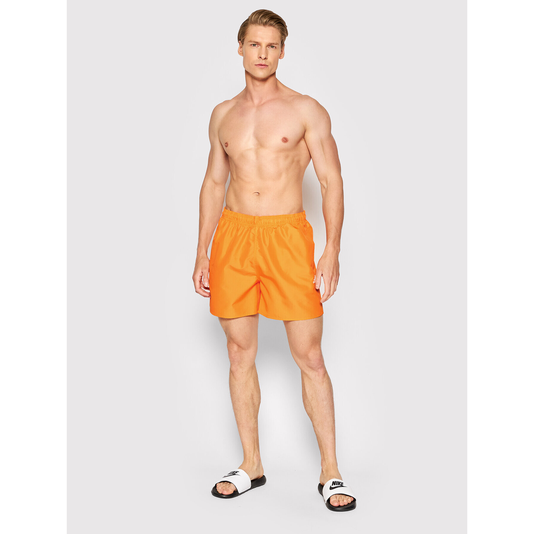 adidas Плувни шорти Solid Swim HA0375 Оранжев Regular Fit - Pepit.bg