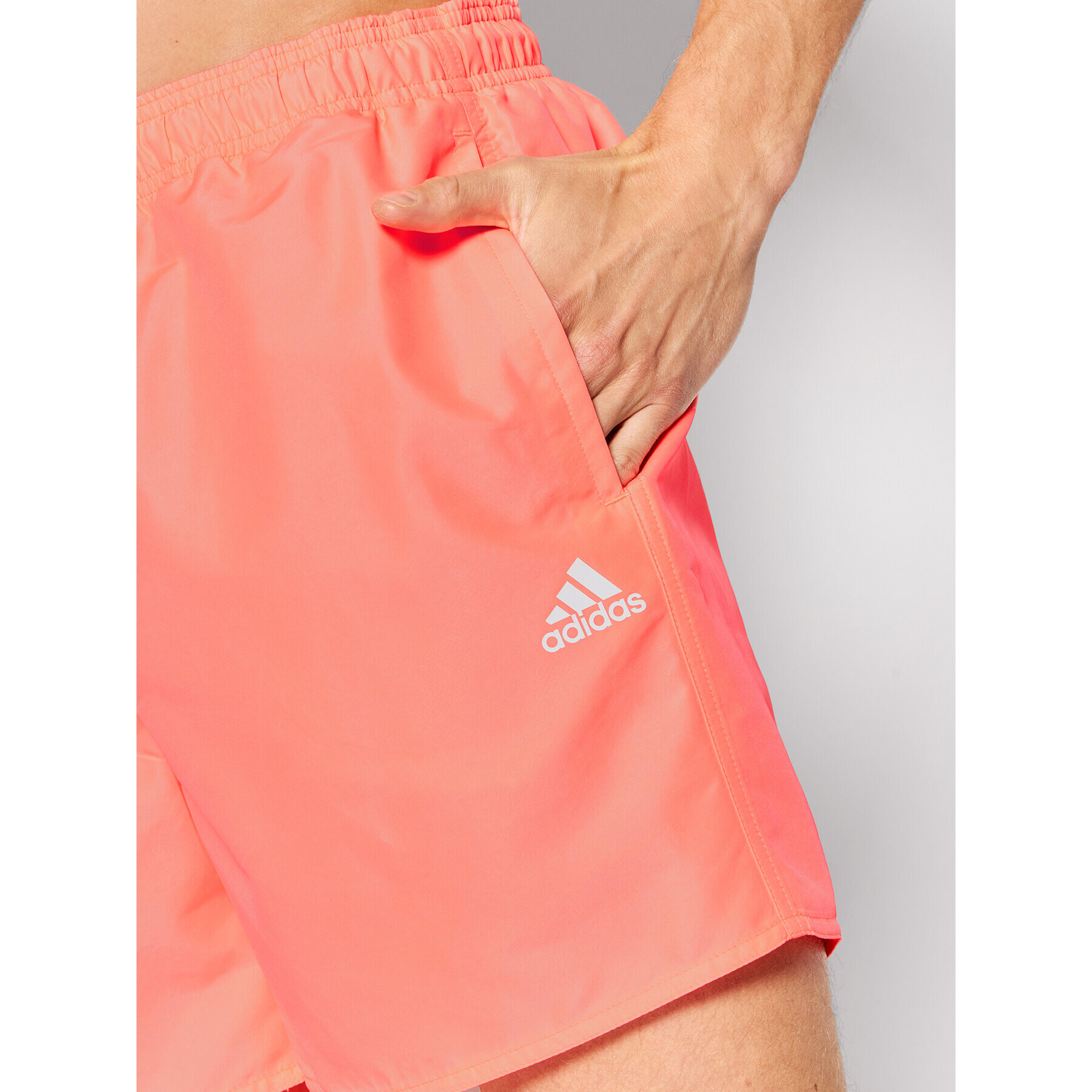 adidas Плувни шорти Solid Swim HA0380 Розов Regular Fit - Pepit.bg