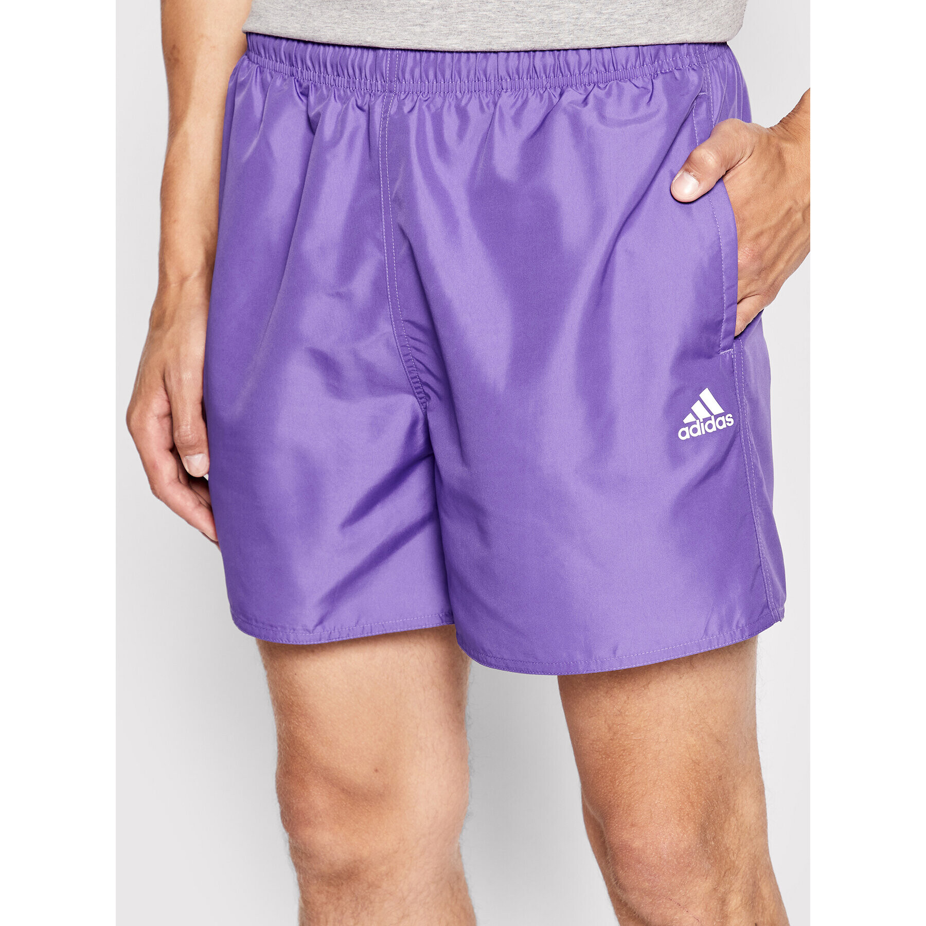 adidas Плувни шорти Solid Swim HA0389 Виолетов Regular Fit - Pepit.bg