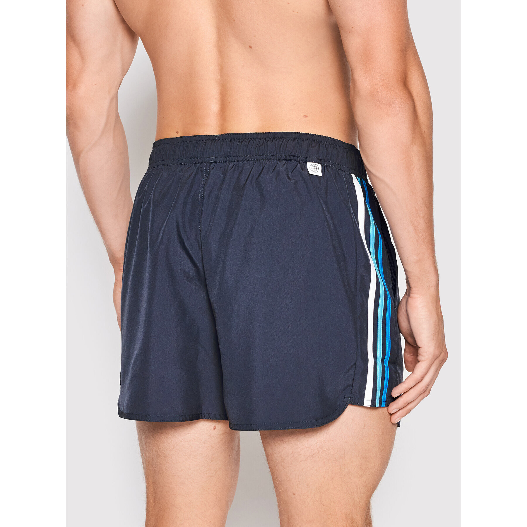 adidas Performance Плувни шорти Very Length Retro Split HA0411 Тъмносин Regular Fit - Pepit.bg