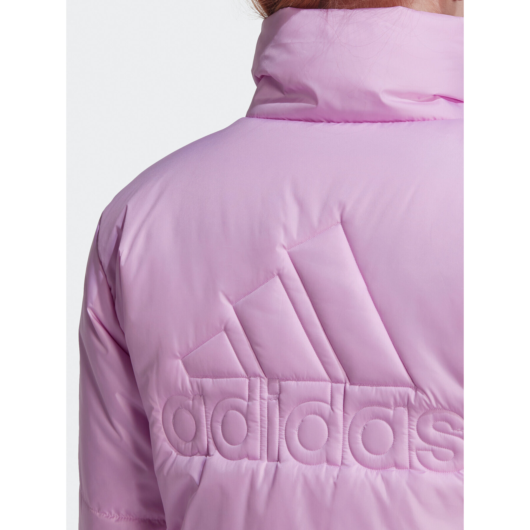 adidas Пухено яке Bsc HG4884 Розов Loose Fit - Pepit.bg