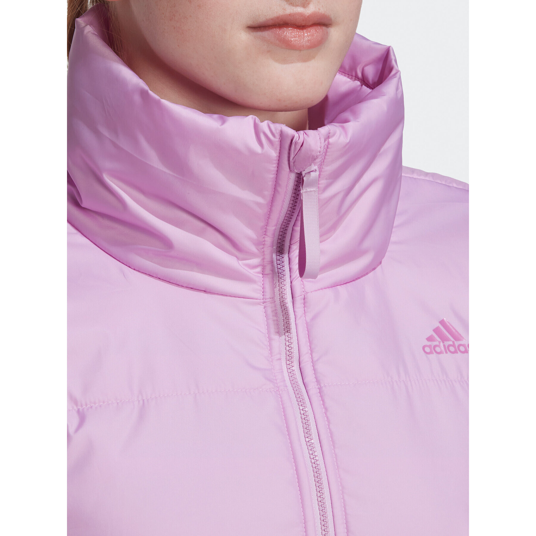 adidas Пухено яке Bsc HG4884 Розов Loose Fit - Pepit.bg