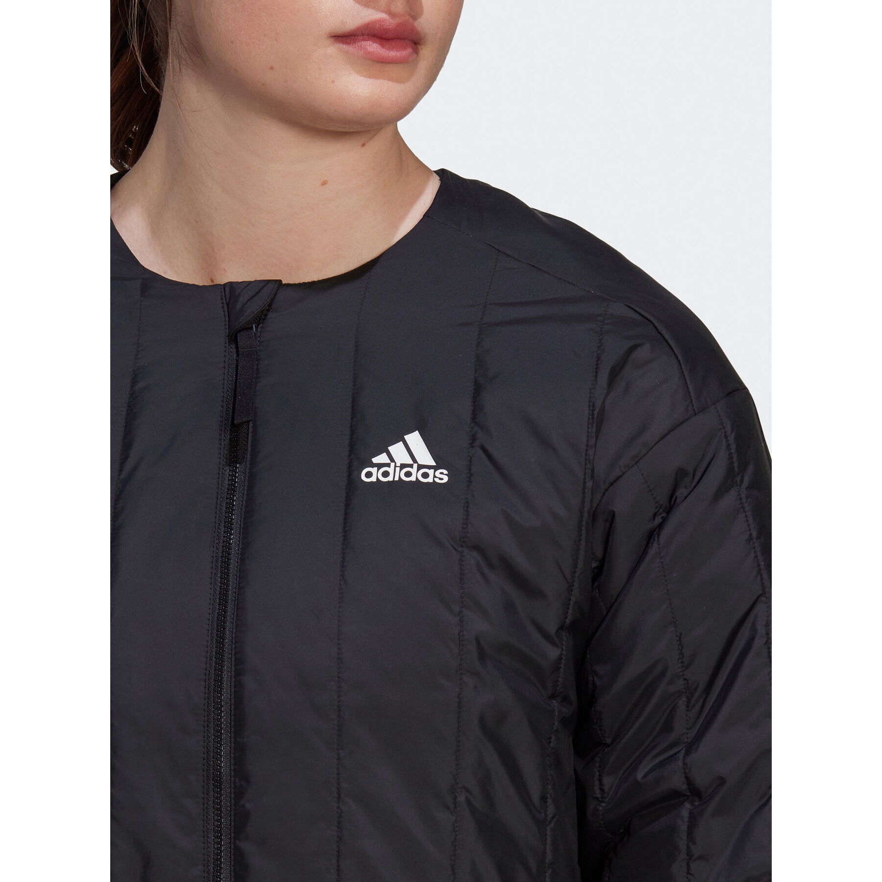 adidas Пухено яке Itavic HG8711 Черен Regular Fit - Pepit.bg