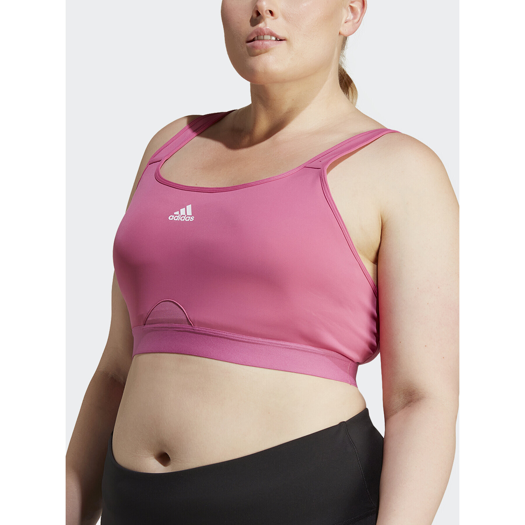 adidas Спортен сутиен TLRD Move Training High-Support Bra (Plus Size) HS2971 Розов - Pepit.bg