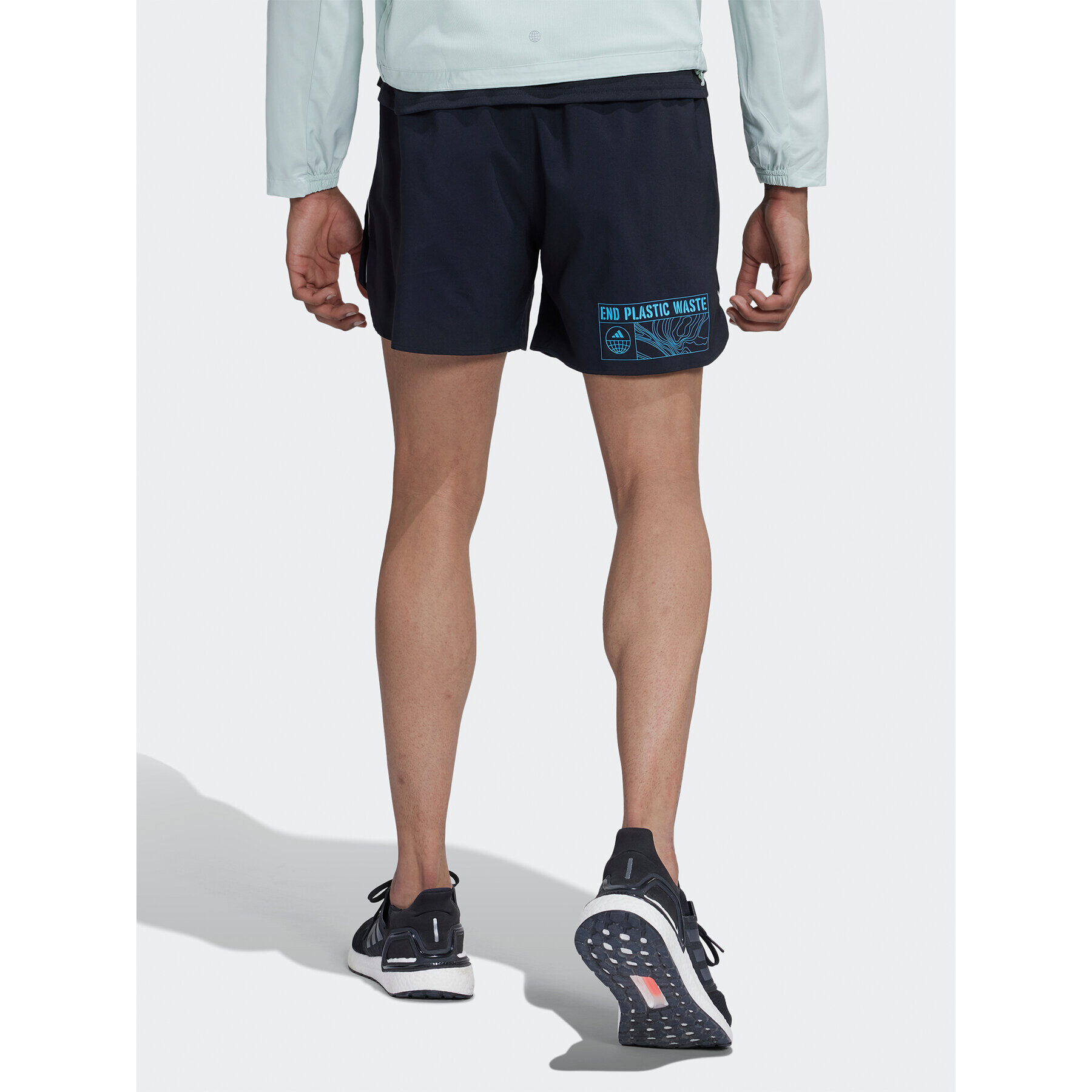 adidas Спортни шорти Designed For Running For The Oceans HM1213 Черен Regular Fit - Pepit.bg