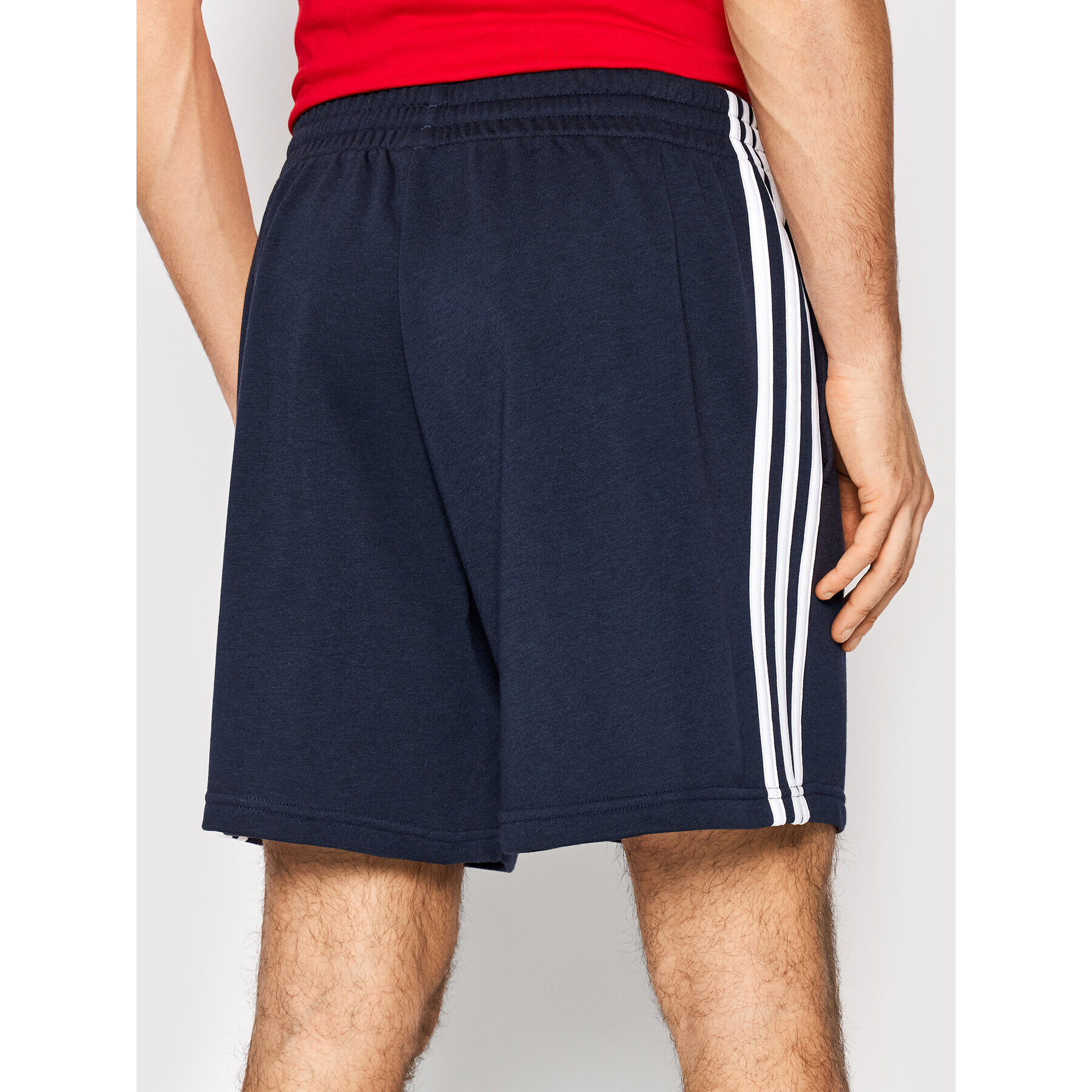 adidas Performance Спортни шорти Essentials French Terry 3-Stripes GK9598 Тъмносин Regular Fit - Pepit.bg