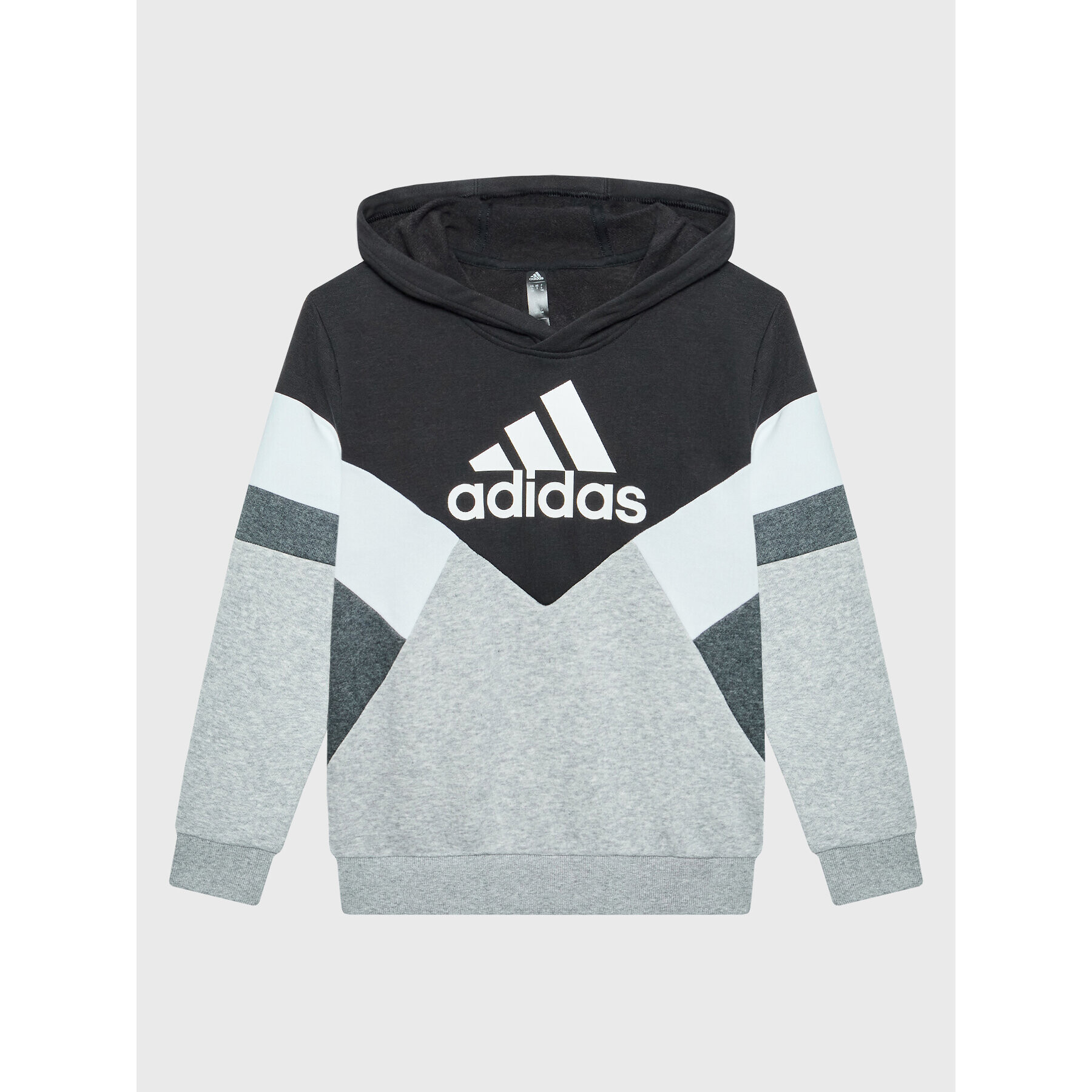 adidas Performance Суитшърт Colorblock HA4007 Сив Regular Fit - Pepit.bg