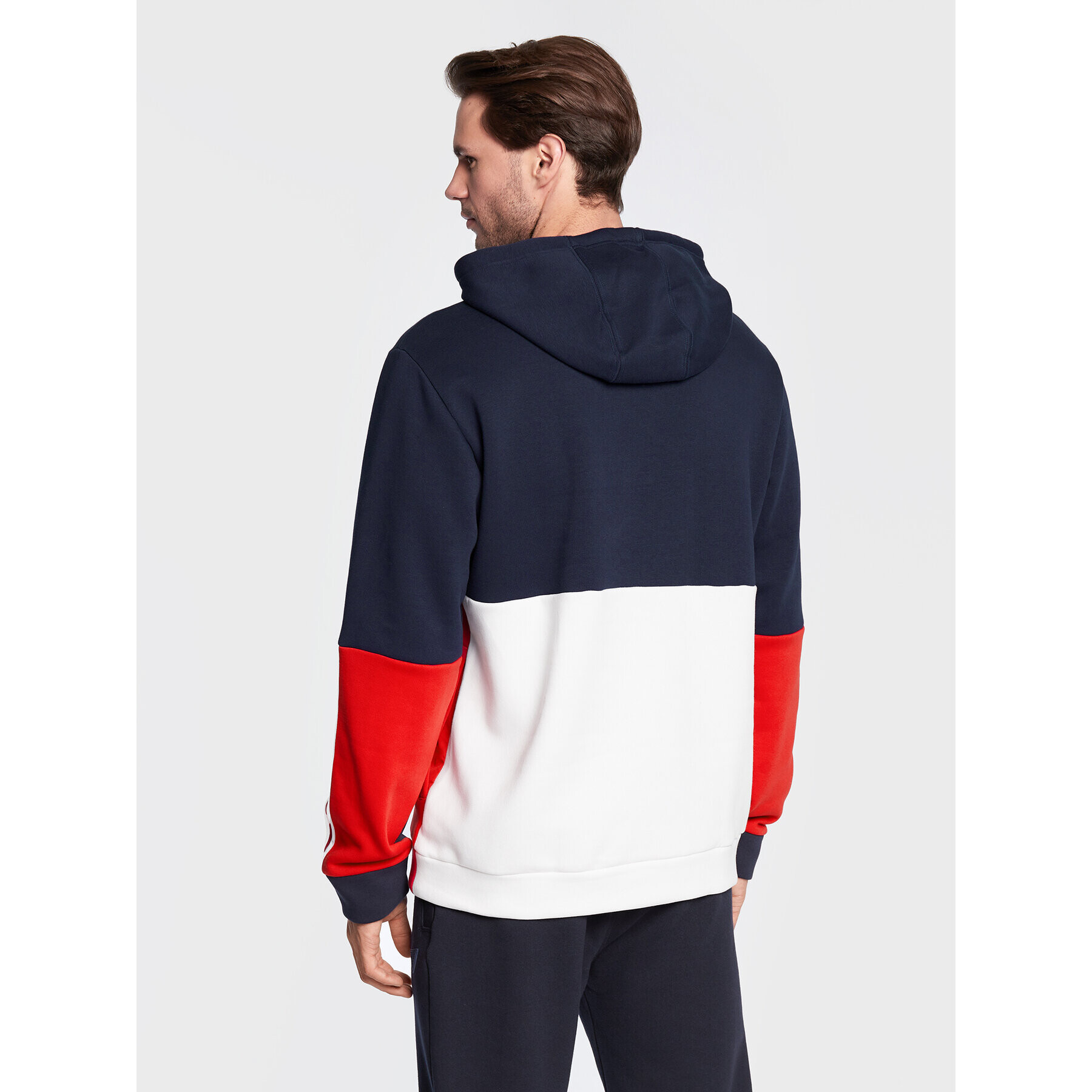 adidas Суитшърт Essentials Colorblock HL1983 Тъмносин Regular Fit - Pepit.bg