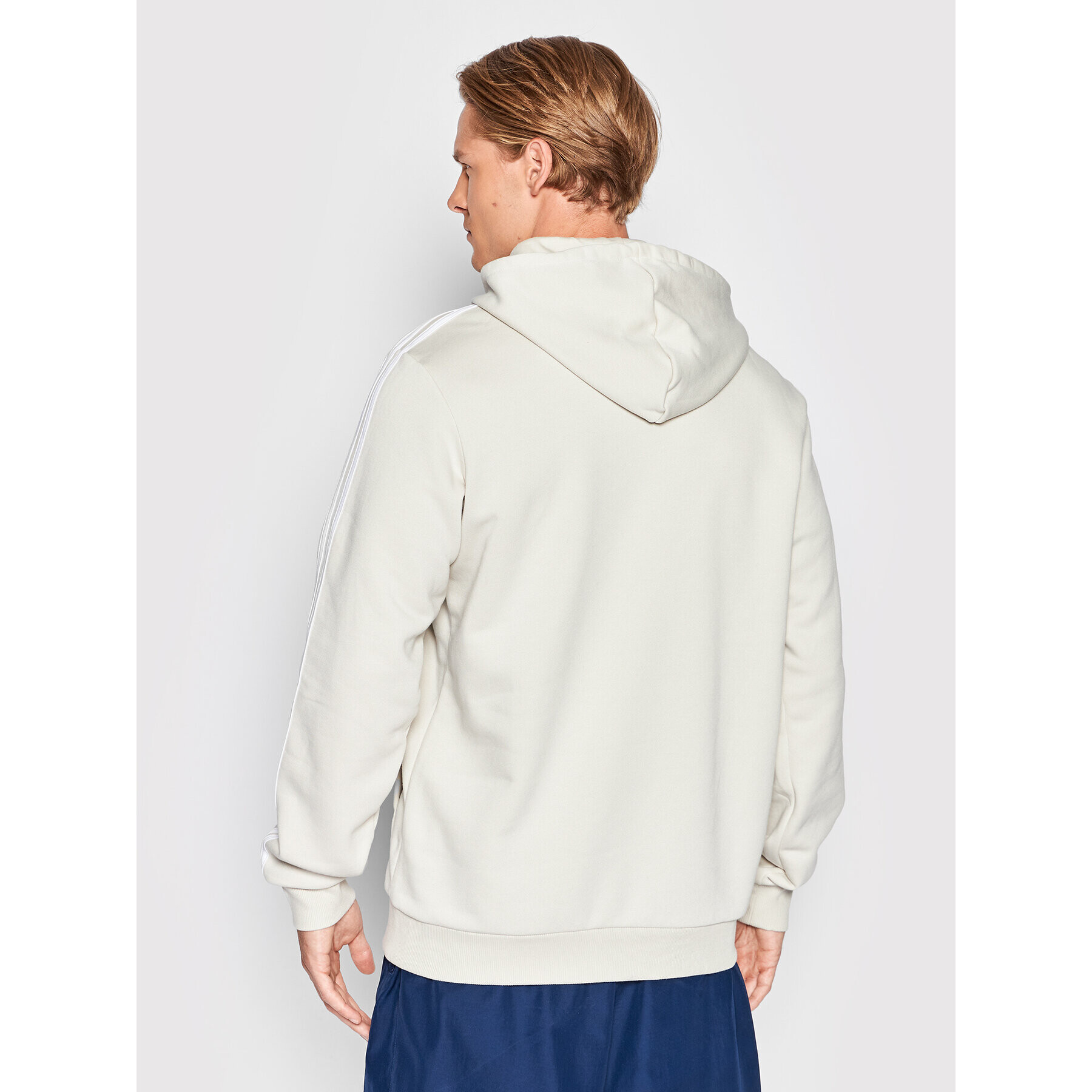 adidas Суитшърт Essentials Fleece 3-Stripes HL2265 Бежов Regular Fit - Pepit.bg