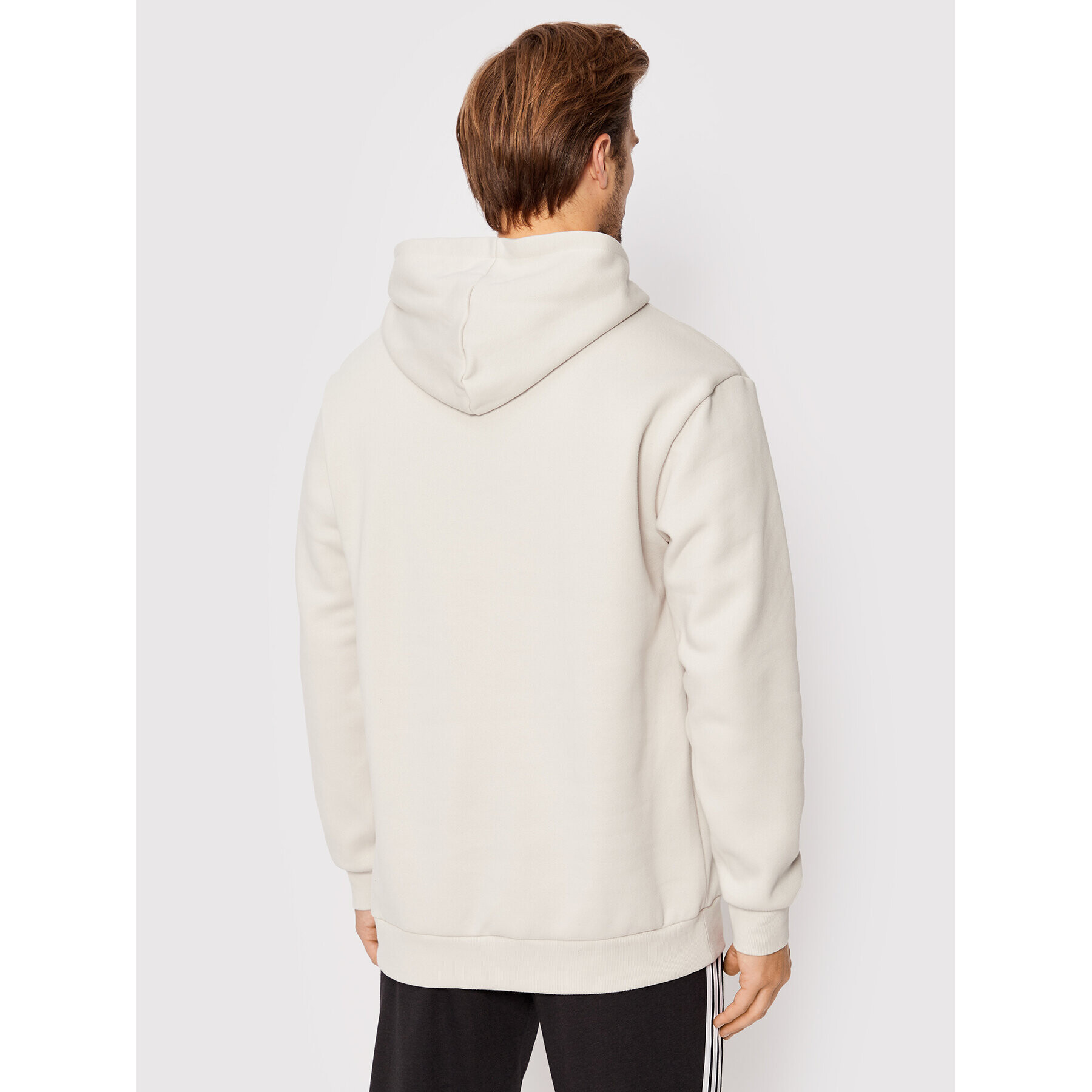 adidas Суитшърт Essentials Giant Logo Fleece HL6928 Бежов Loose Fit - Pepit.bg