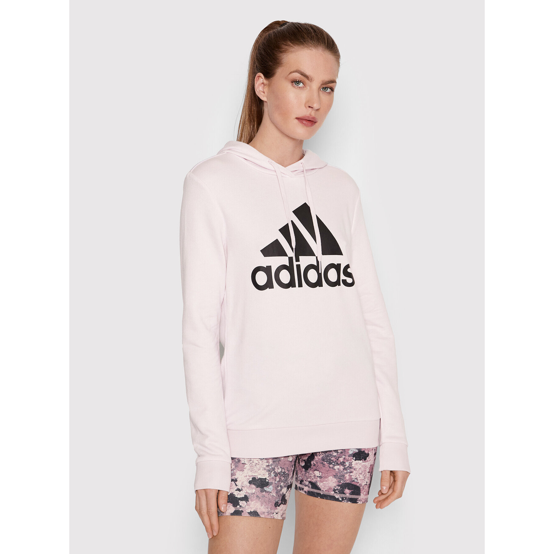 adidas Суитшърт Essentials Logo HD1707 Розов Loose Fit - Pepit.bg