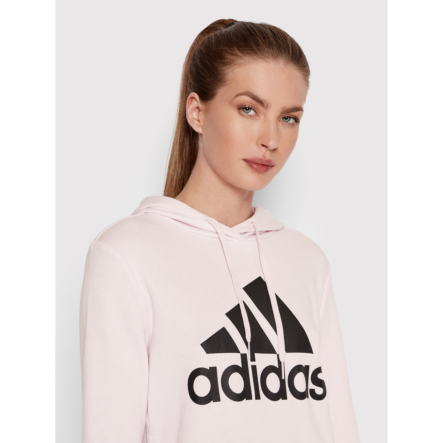 adidas Суитшърт Essentials Logo HD1707 Розов Loose Fit - Pepit.bg