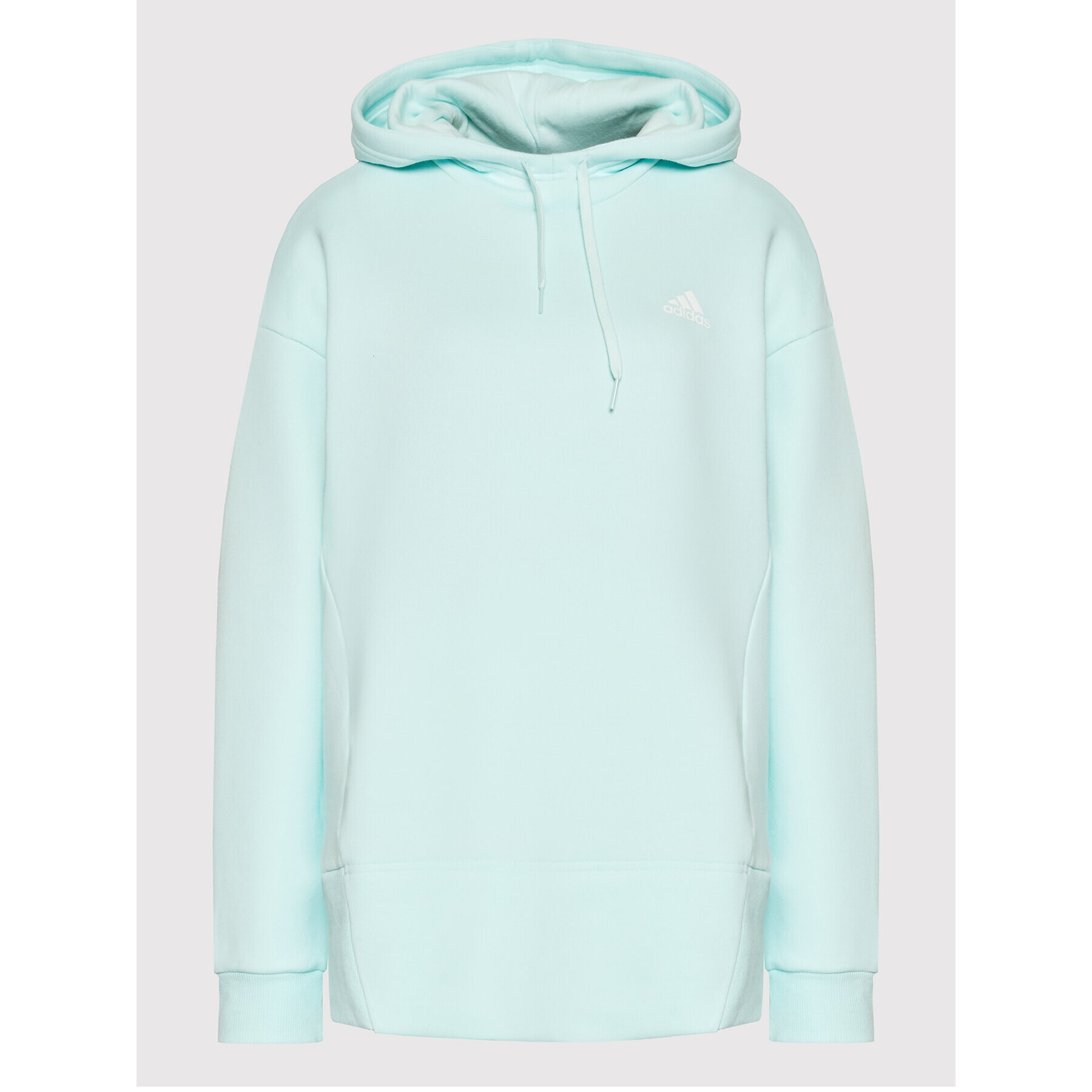 adidas Performance Суитшърт Essentials Studio Fleece HD6771 Зелен Loose Fit - Pepit.bg