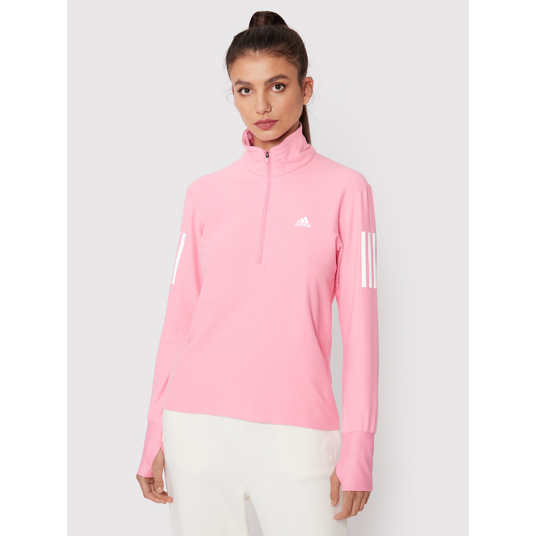 adidas Суитшърт HL1460 Розов Regular Fit - Pepit.bg