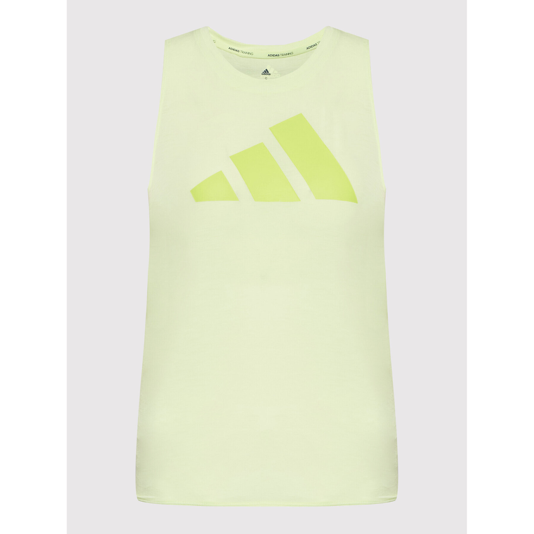 adidas Performance Тениска от техническо трико 3-Stripes Logo HE6844 Зелен Regular Fit - Pepit.bg