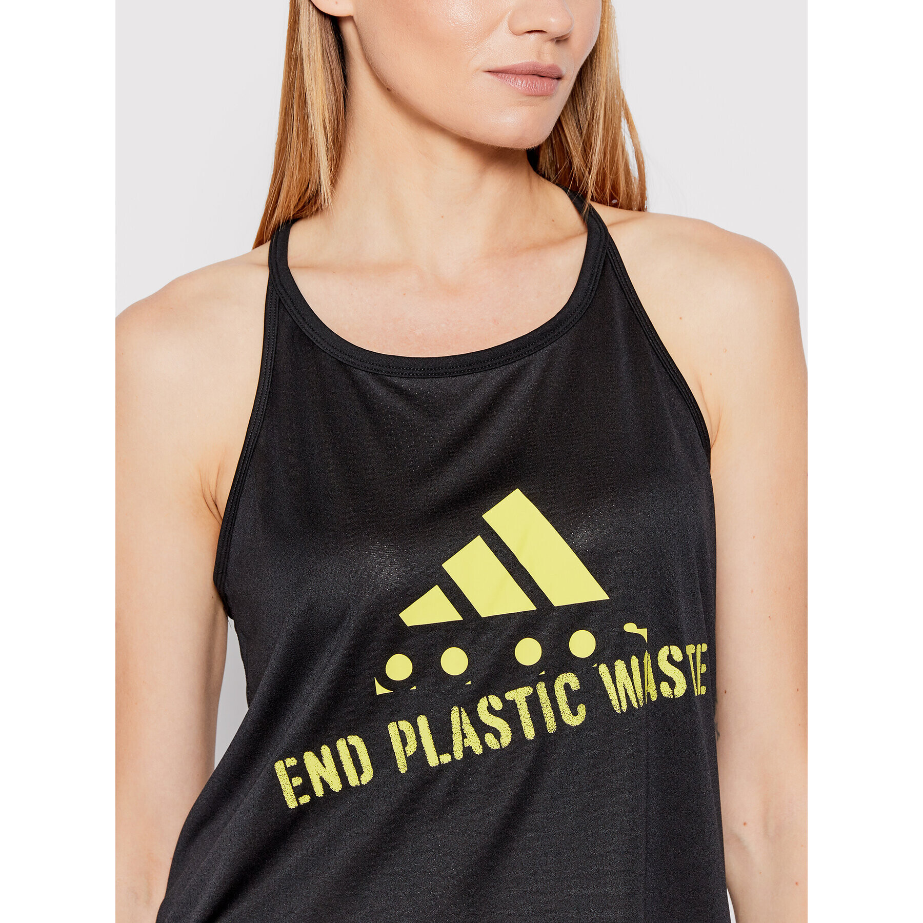 adidas Тениска от техническо трико Run Fast HA4291 Черен Regular Fit - Pepit.bg