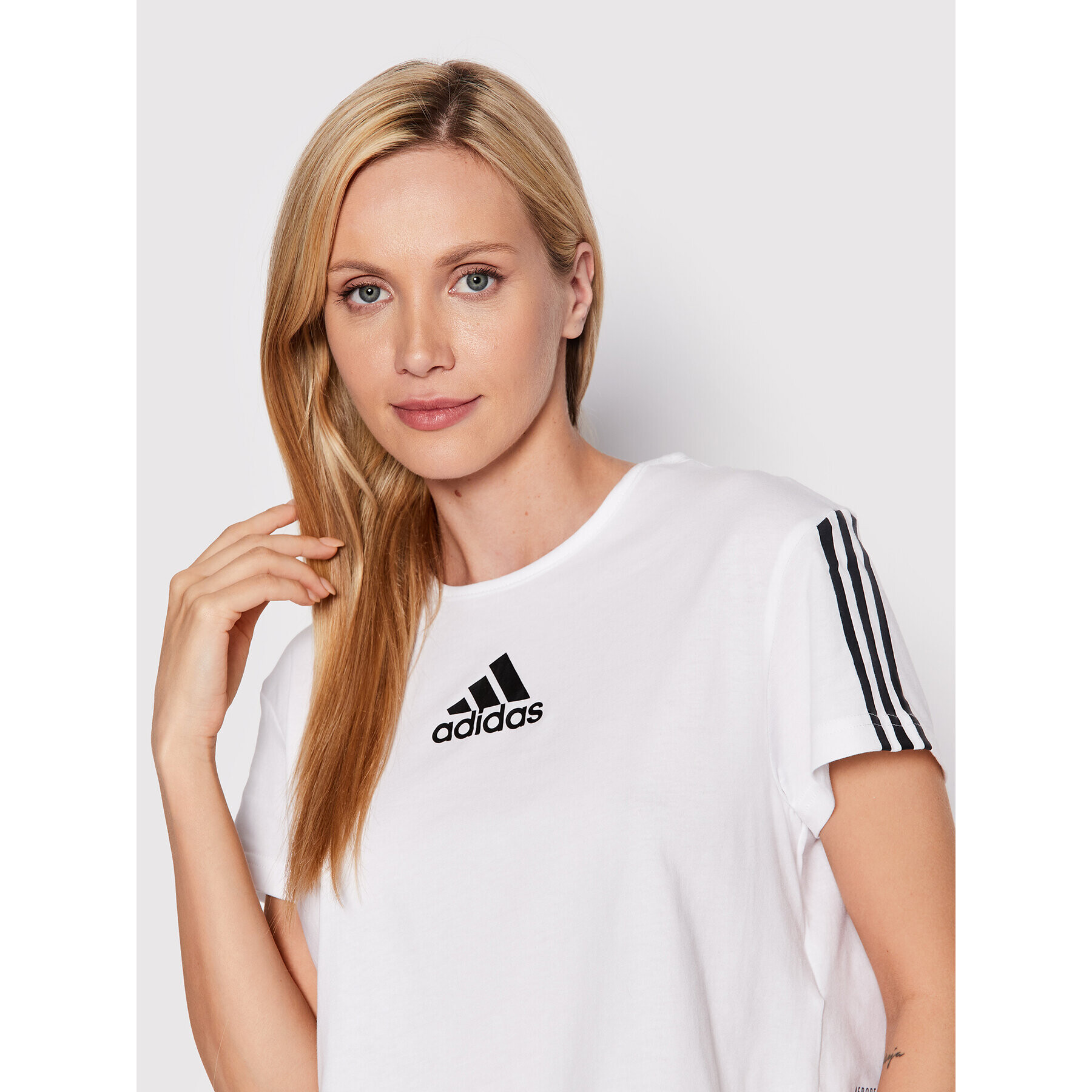 adidas Тишърт Aeroredy Made For Training HD9352 Бял Loose Fit - Pepit.bg