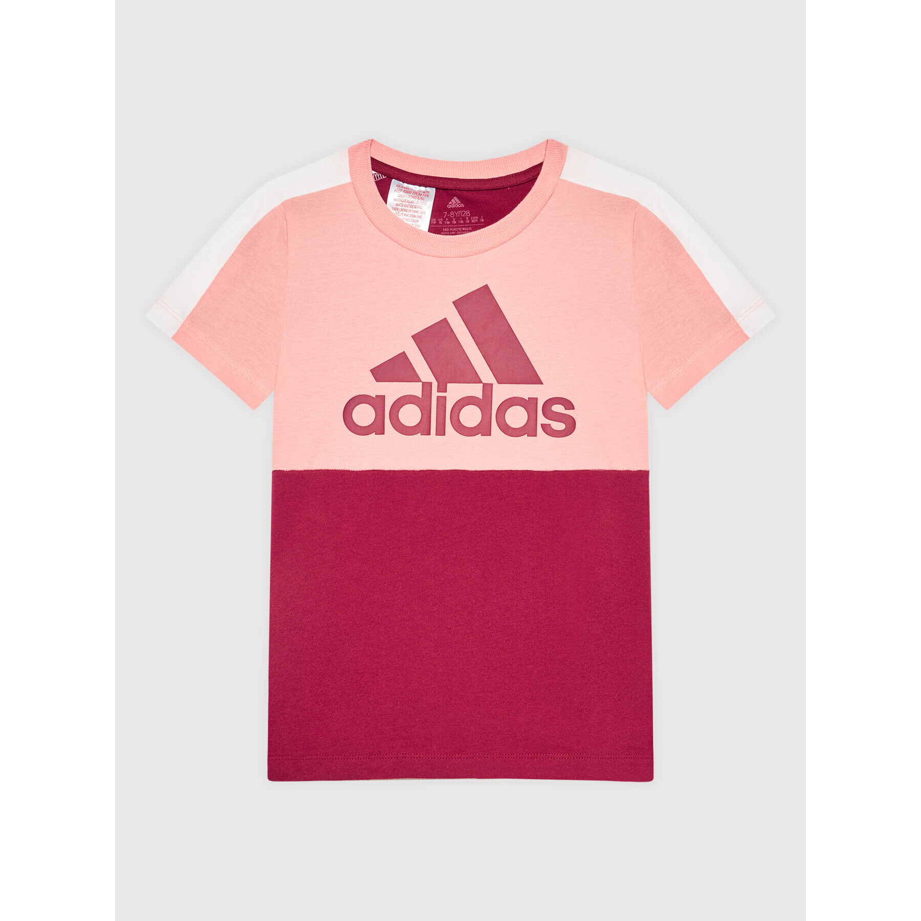 adidas Тишърт B Cb Logo HC5663 Бордо Regular Fit - Pepit.bg