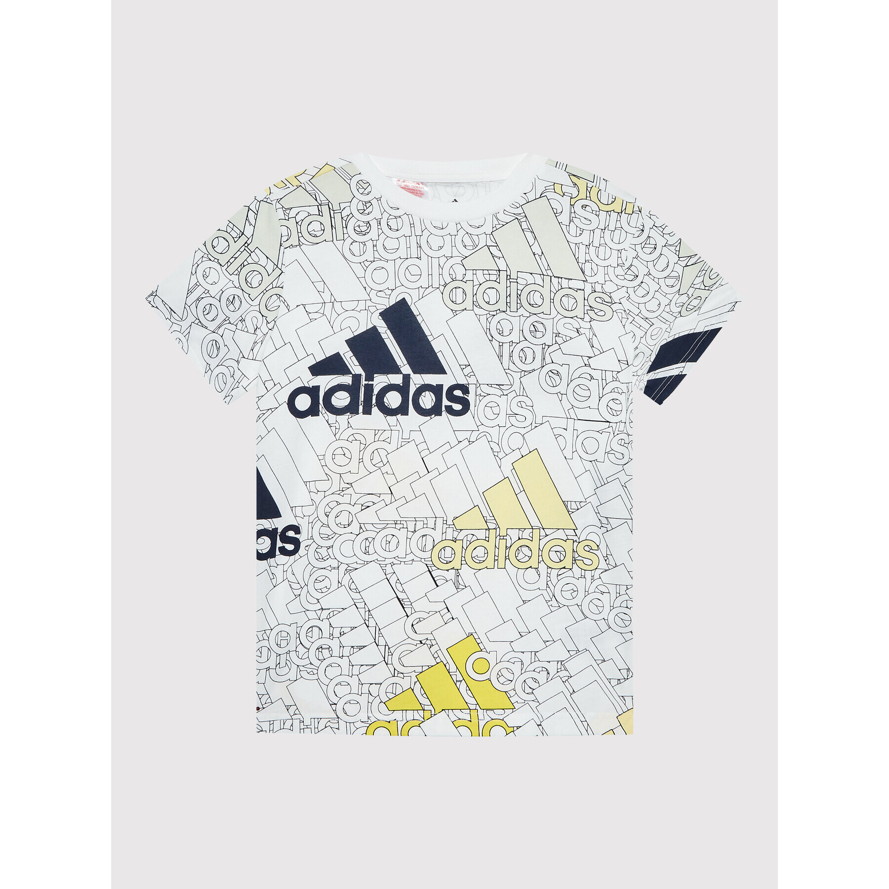adidas Тишърт Branlove HG6835 Бял Regular Fit - Pepit.bg