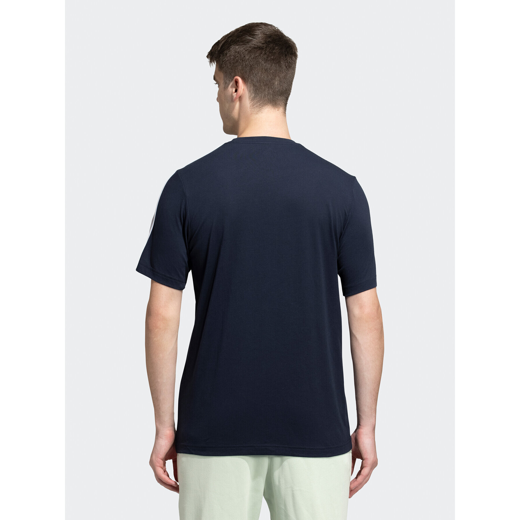 adidas Тишърт Essentials 3-Stripes GL3734 Тъмносин Regular Fit - Pepit.bg