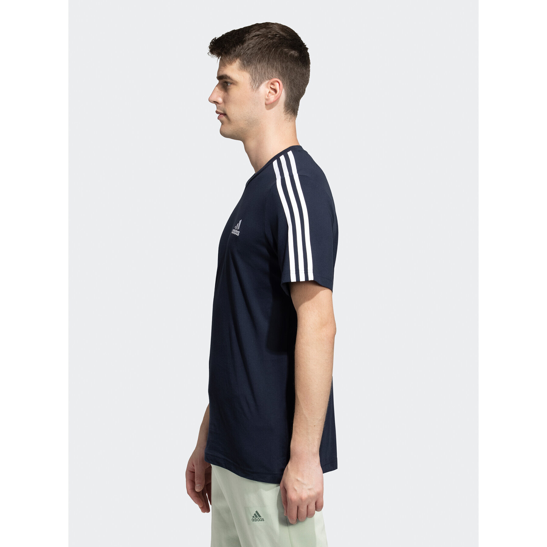 adidas Тишърт Essentials 3-Stripes GL3734 Тъмносин Regular Fit - Pepit.bg
