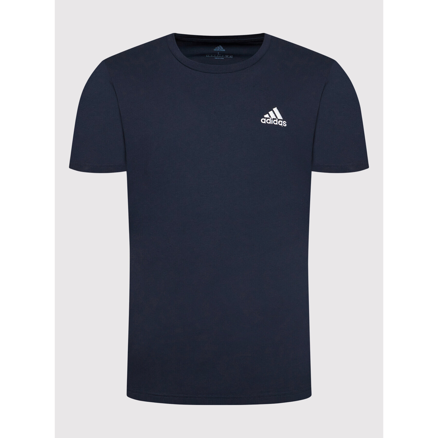 adidas Performance Тишърт Essentials Embroidered Small Logo GK9649 Тъмносин Regular Fit - Pepit.bg