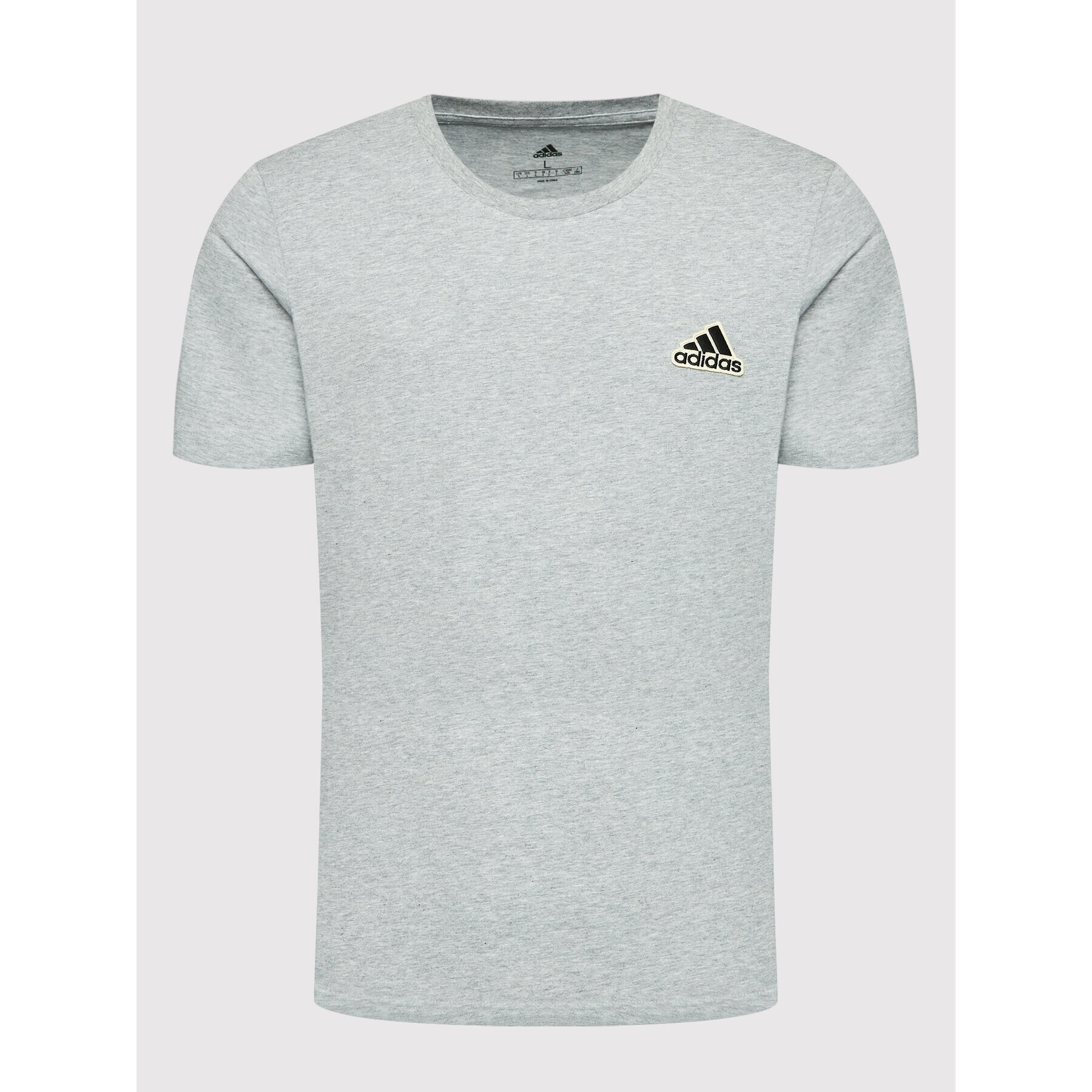 adidas Тишърт Essentials FeelComfy Sport Inspired HE1808 Сив Regular Fit - Pepit.bg