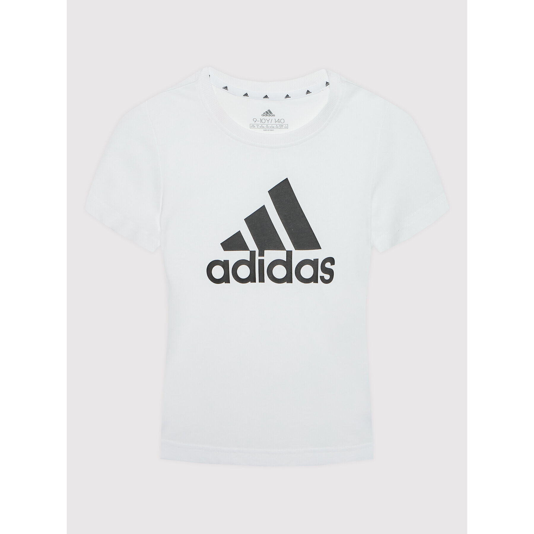 adidas Тишърт Essentials GU2760 Бял Slim Fit - Pepit.bg