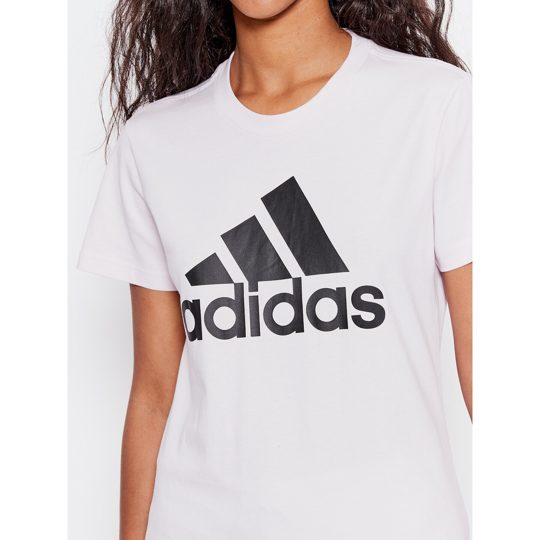 adidas Performance Тишърт Essentials Logo HC9274 Розов Regular Fit - Pepit.bg