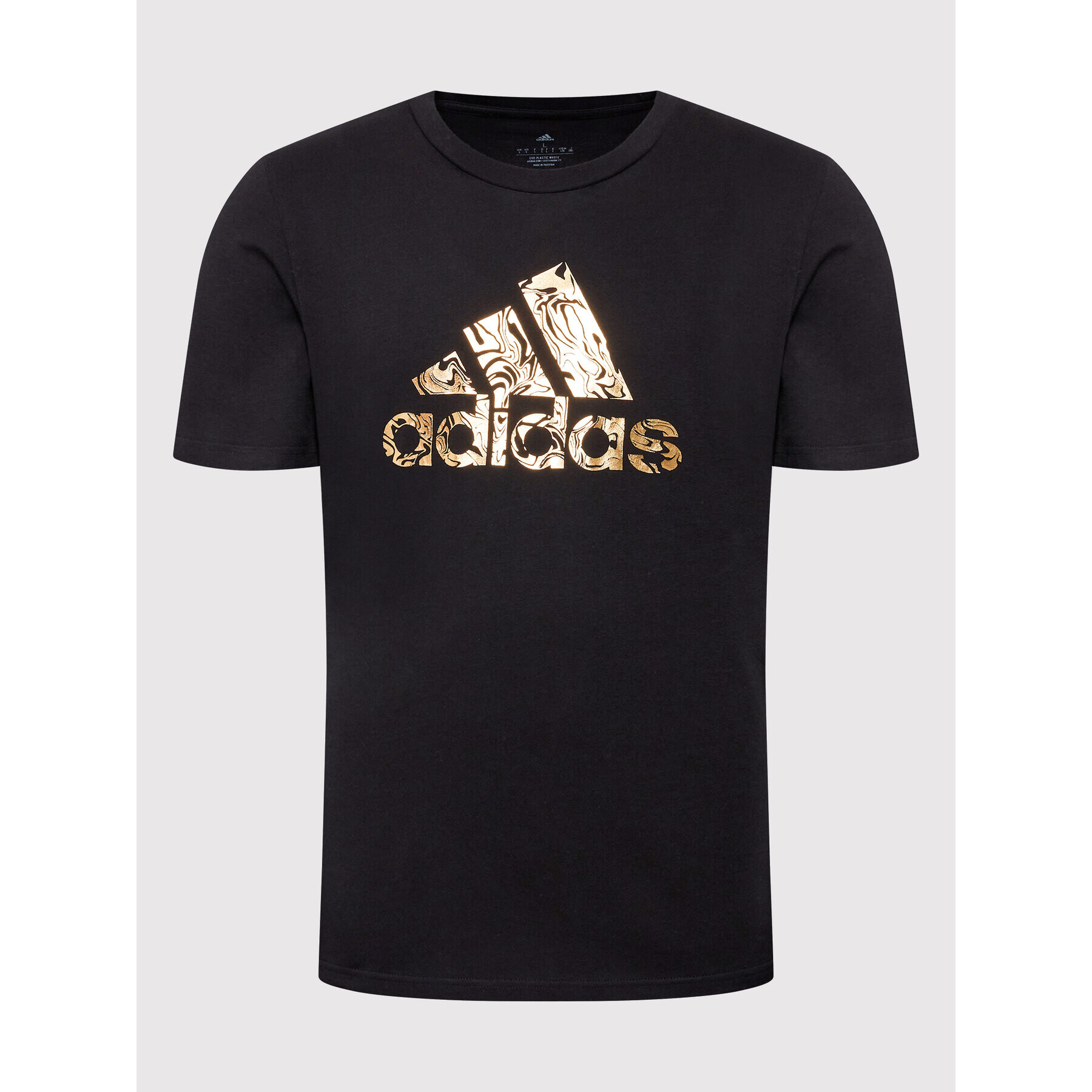 adidas Performance Тишърт Foil HK9157 Черен Regular Fit - Pepit.bg