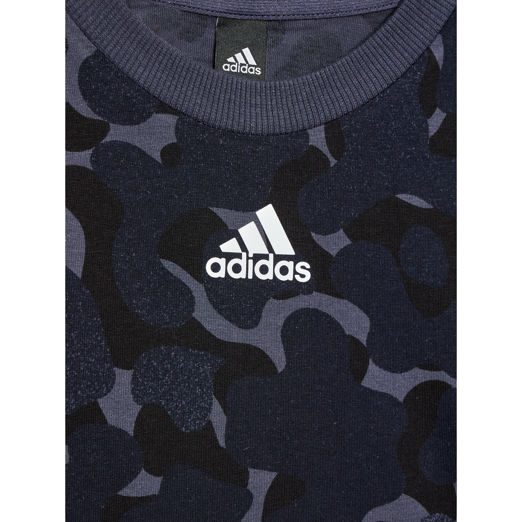 adidas Тишърт Future Icons 3-Stripes HM2097 Тъмносин Regular Fit - Pepit.bg