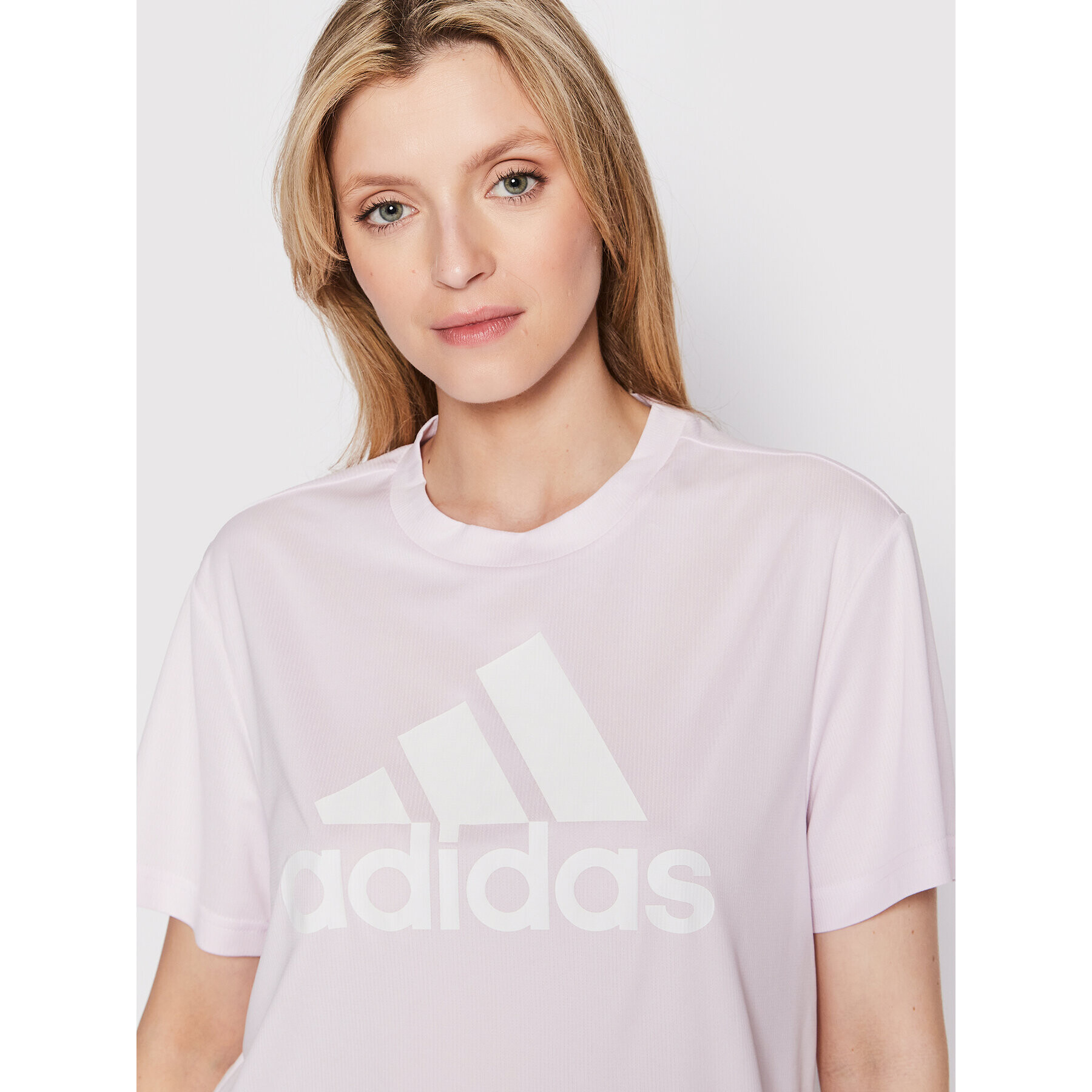 adidas Тишърт HD9337 Розов Loose Fit - Pepit.bg