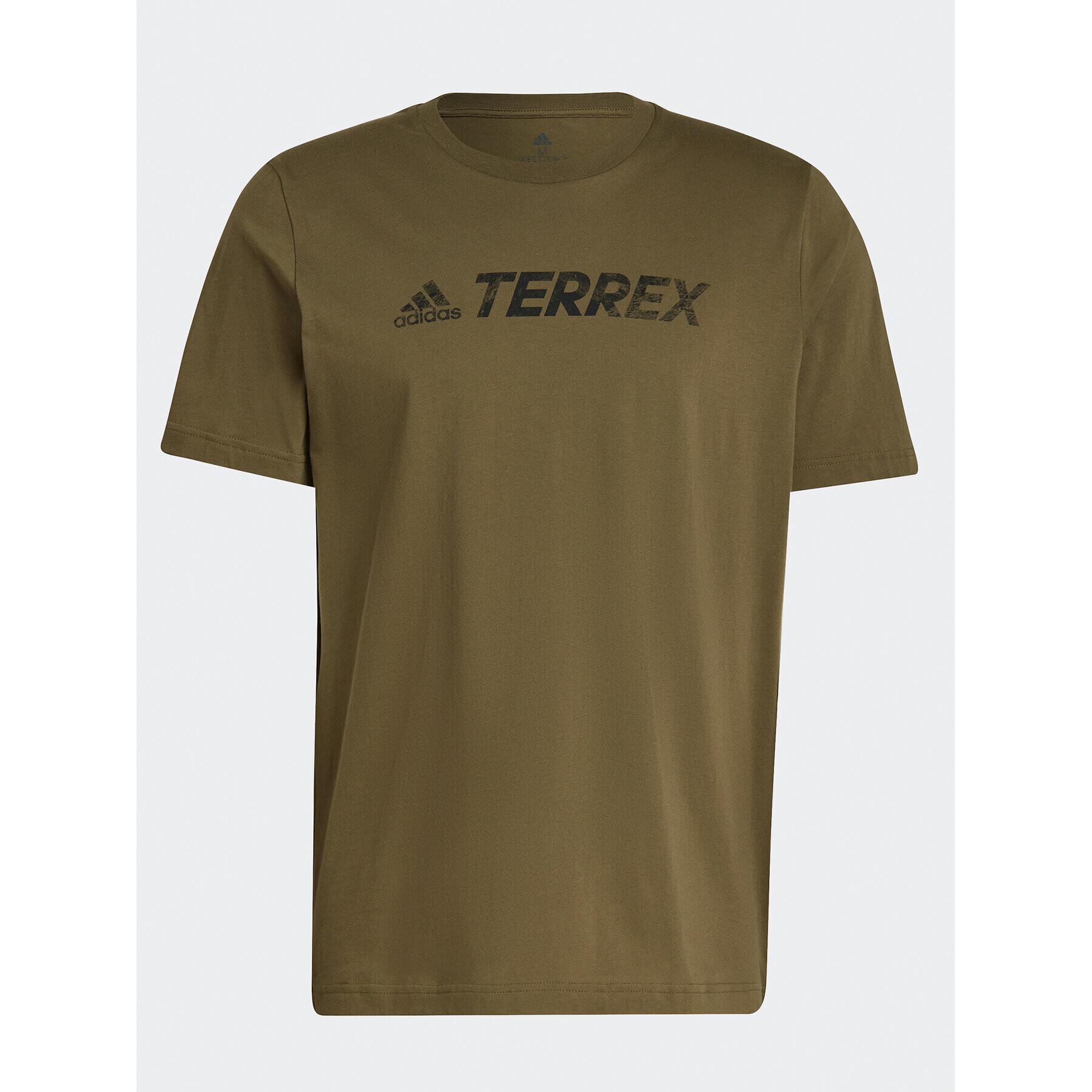 adidas Тишърт Terrex Classic Logo HF3283 Зелен Regular Fit - Pepit.bg
