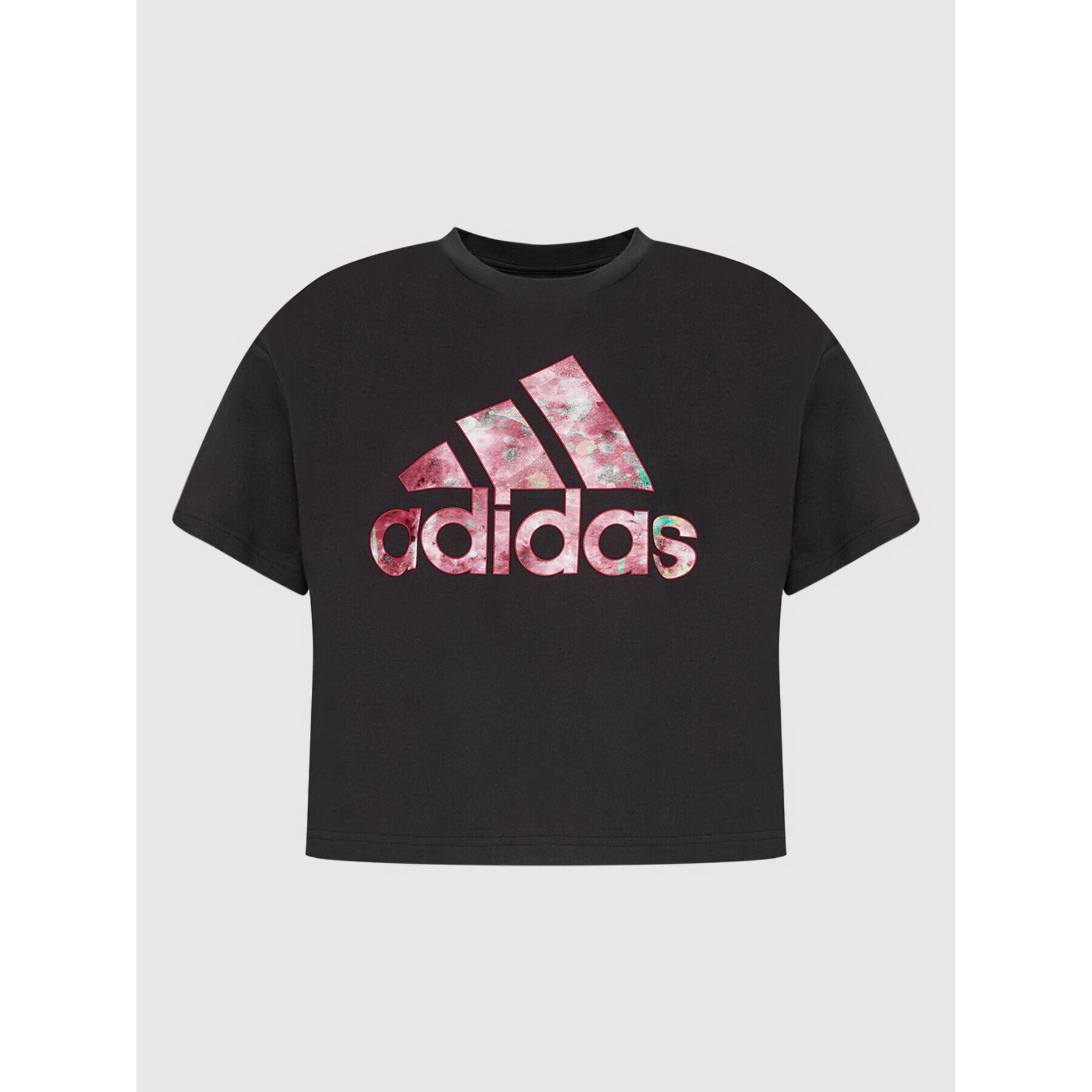 adidas Тишърт ZOE SALDANA Graphic HB1515 Черен Relaxed Fit - Pepit.bg