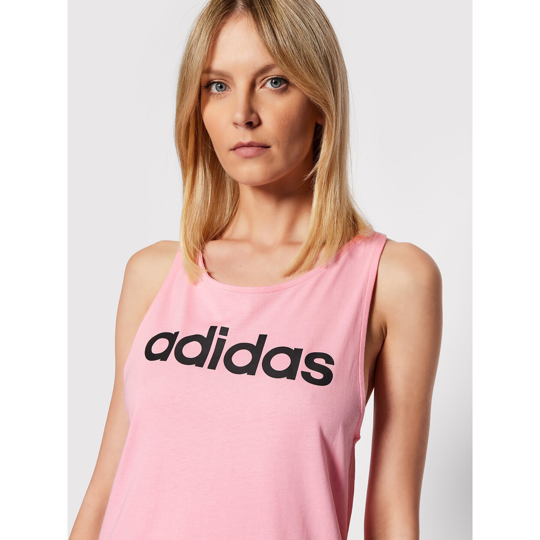 adidas топ Essentials Loose Logo HD1777 Розов Regular Fit - Pepit.bg