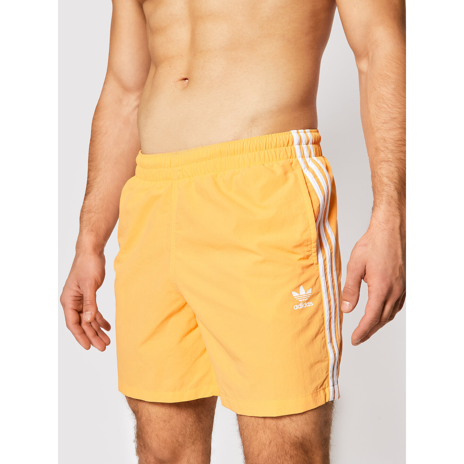 adidas Плувни шорти 3-Stripe Swims GN3525 Оранжев Regular Fit - Pepit.bg