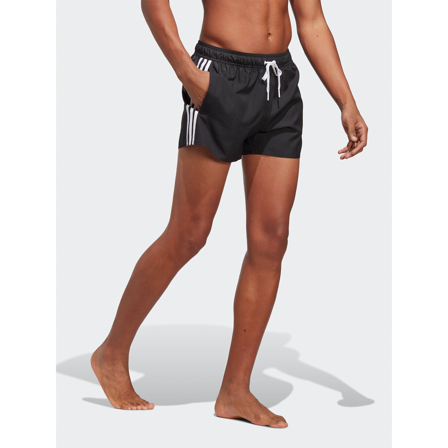 adidas Плувни шорти 3-Stripes CLX Swim Shorts HT4367 Черен Regular Fit - Pepit.bg